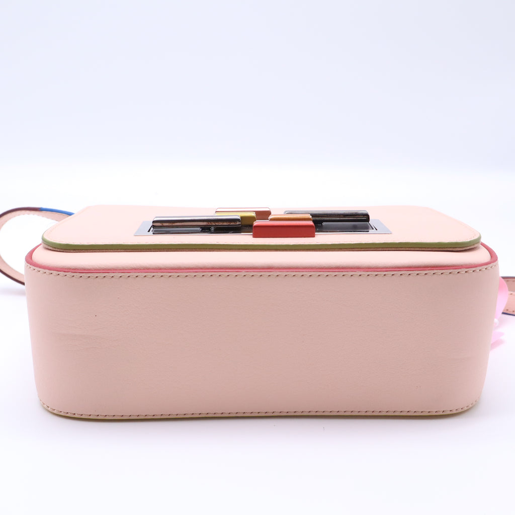 Fendi Baguette Enamel Calfskin Flap Bag twins LDJ4212