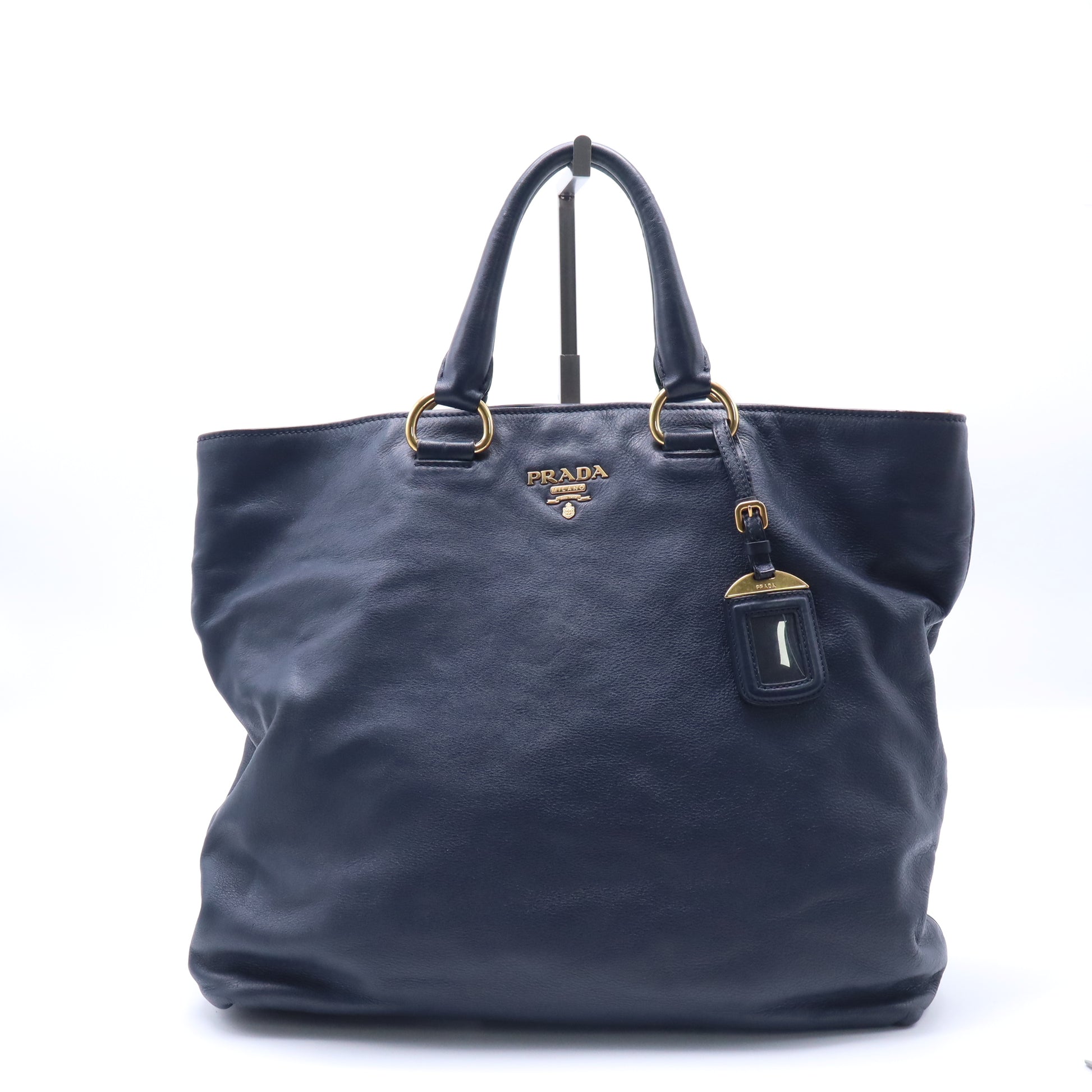 Convertible Shopper Tote Vitello Daino Large Twins B22275