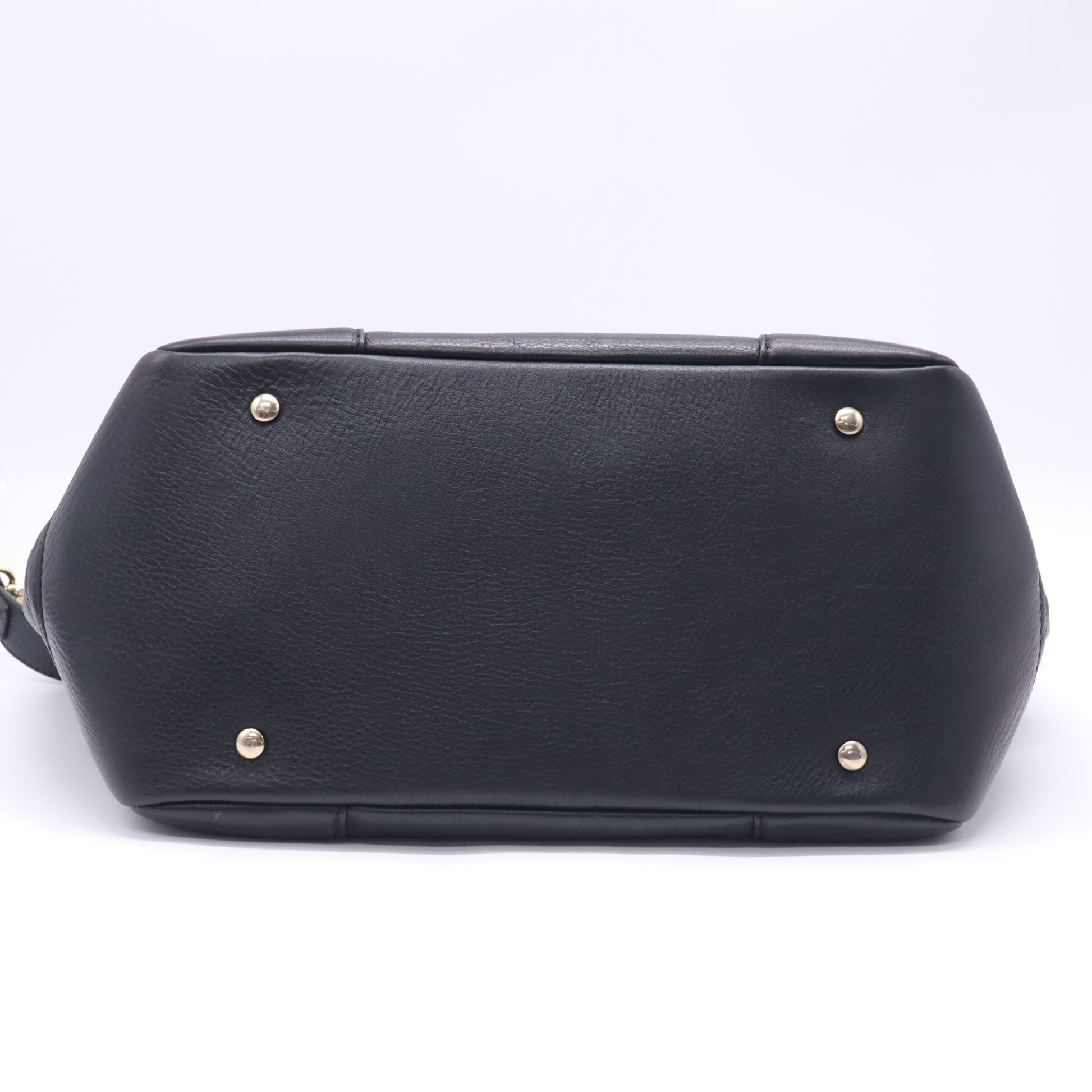 Versace Grained Leather Elettra Vanitas Tote Bag  Twins LDJ5884