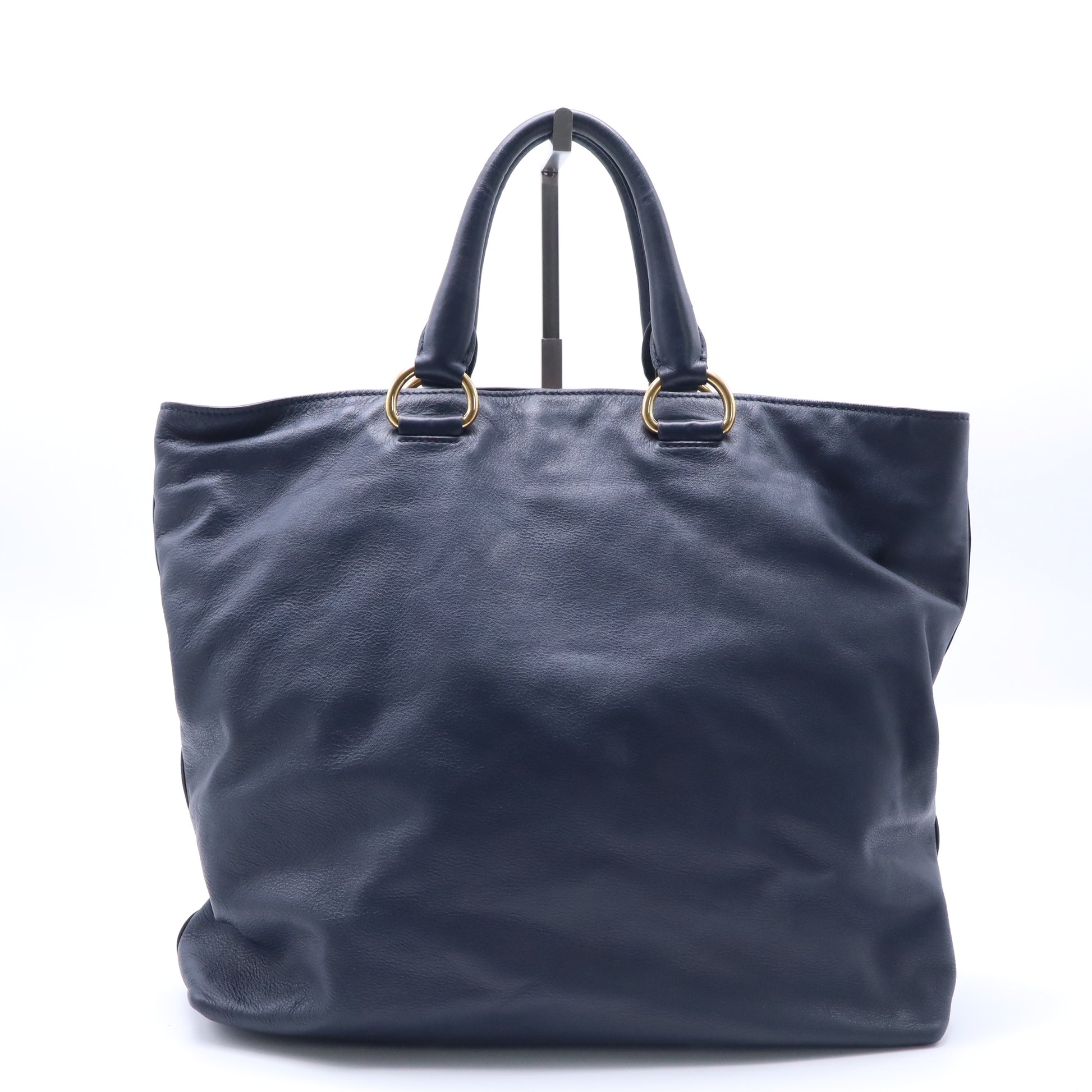 Convertible Shopper Tote Vitello Daino Large Twins B22275