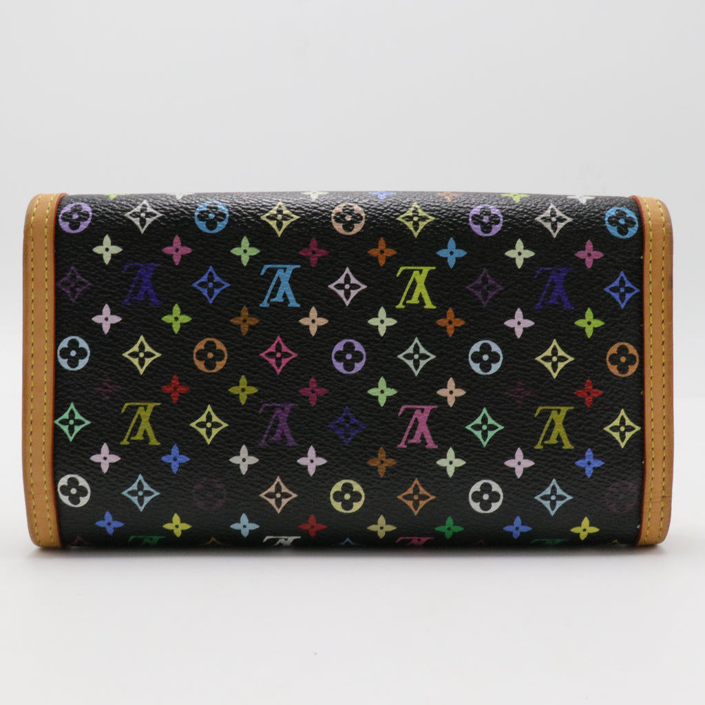 Monogram Multicolor Porte Tresor International Wallet Black