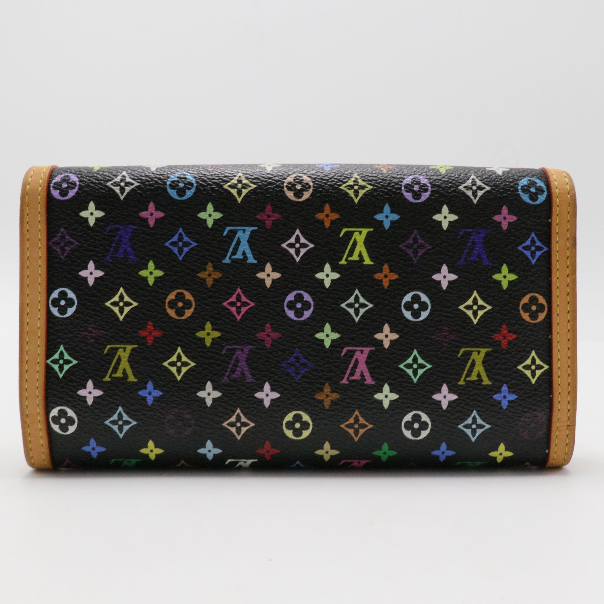 Monogram Multicolor Porte Tresor International Wallet Black