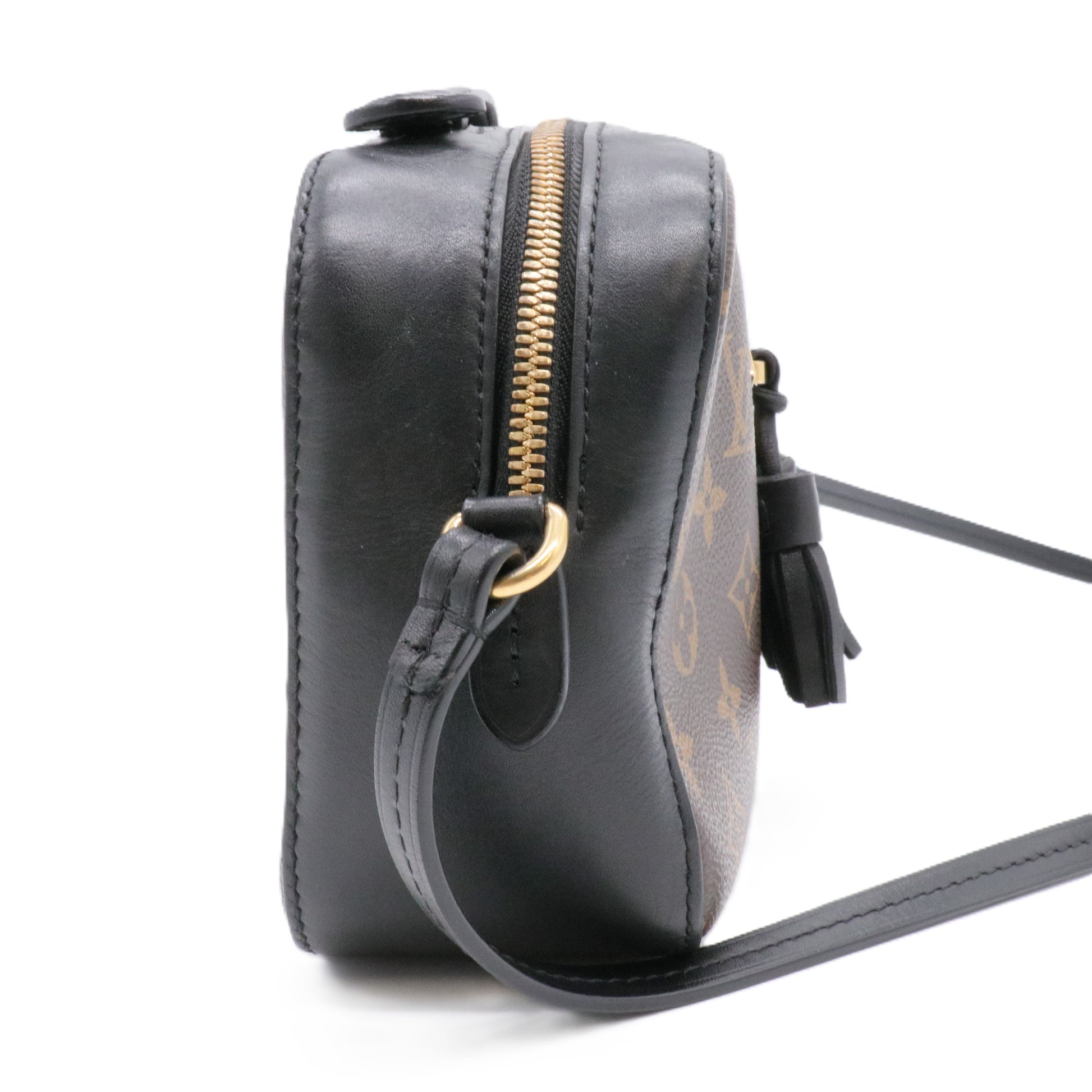 Saintonge Handbag Monogram Canvas with Leather