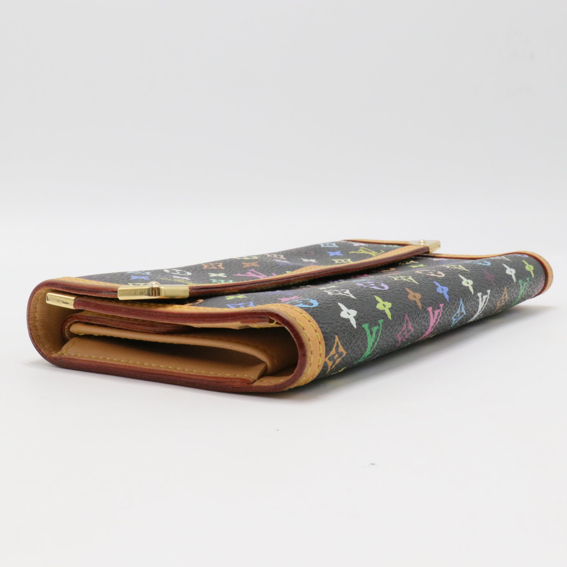 Monogram Multicolor Porte Tresor International Wallet Black