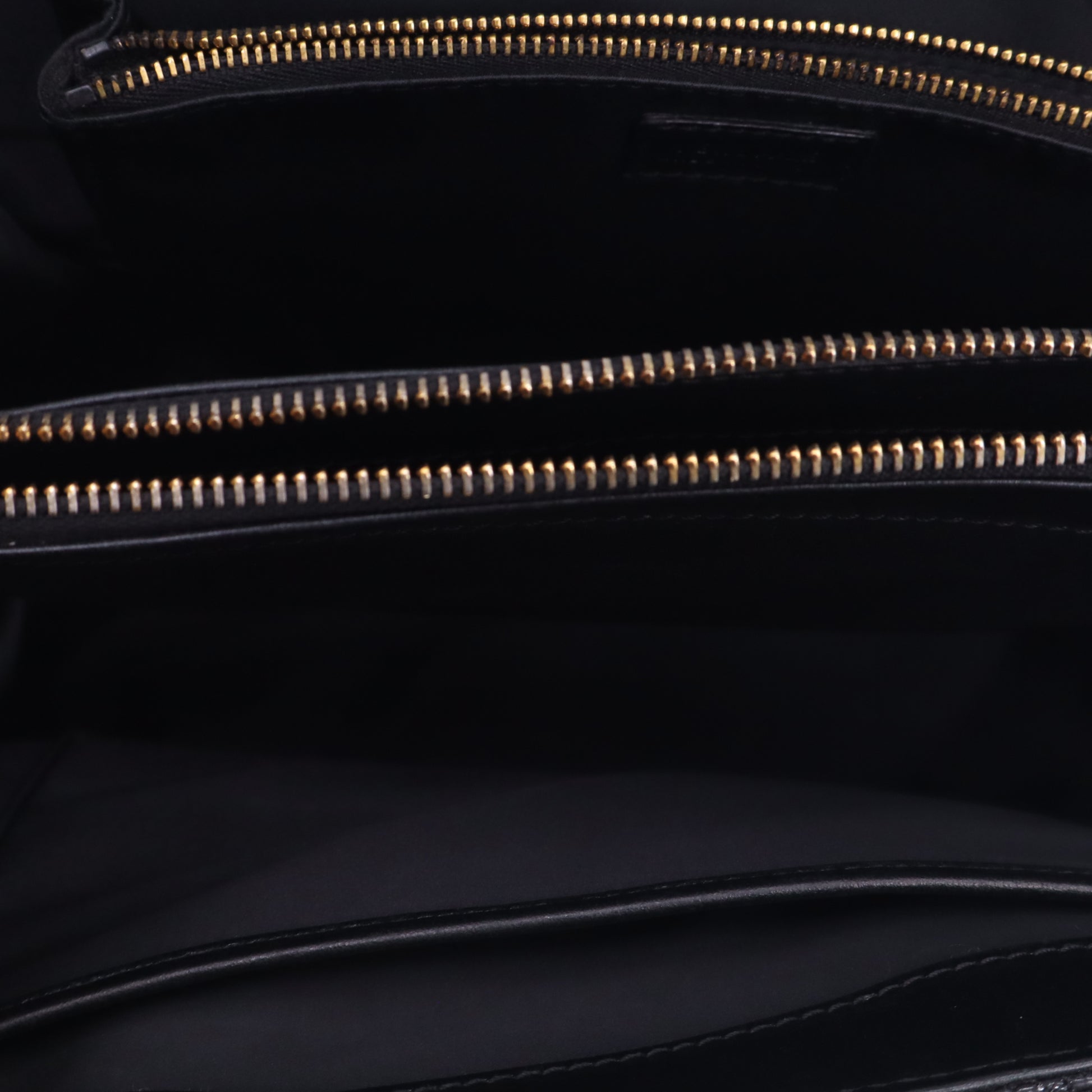 Versace Black Patent Leather Vanitas Icon Tote Twins LDJ5880