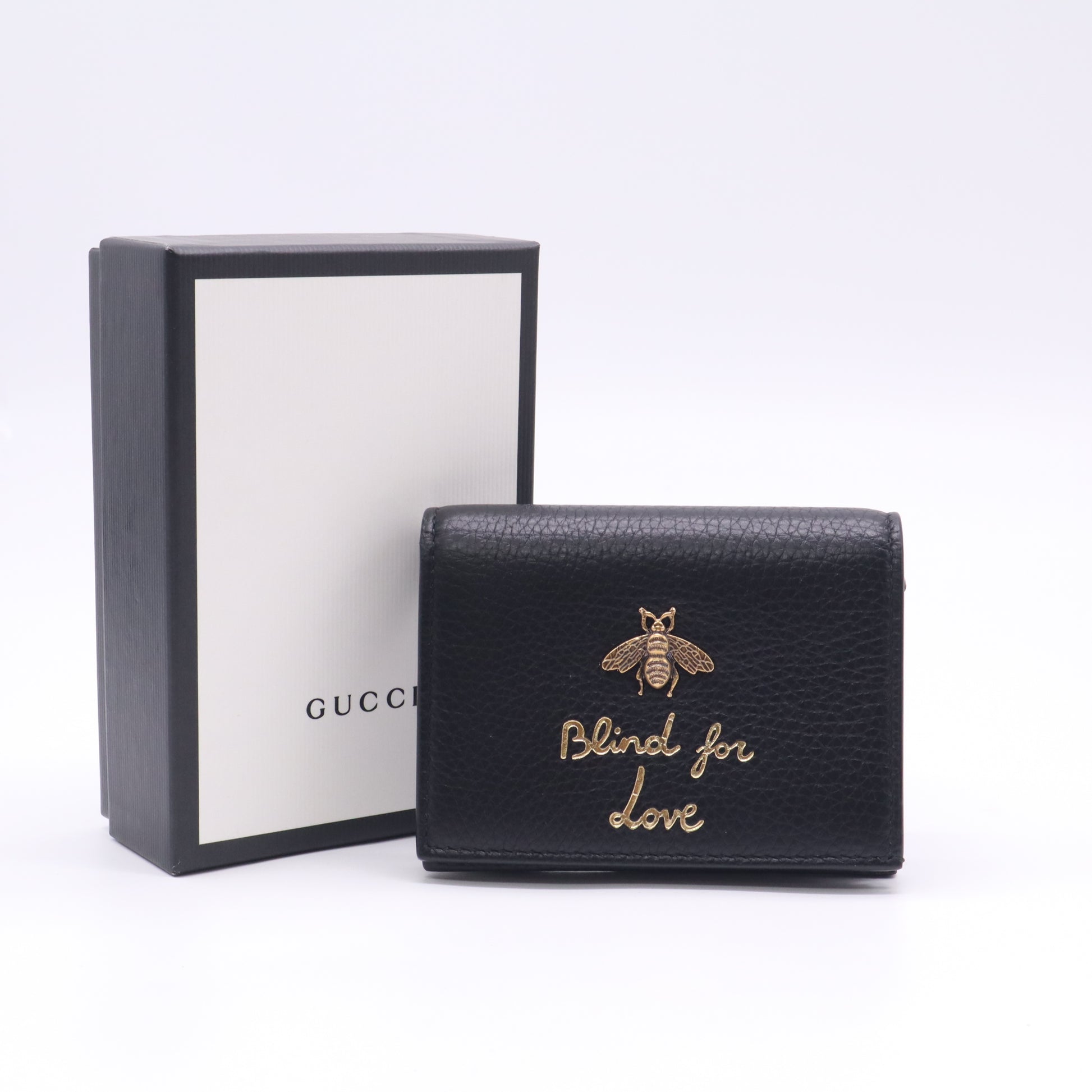 Gucci Blind for Love Bee Compact Wallet W22726