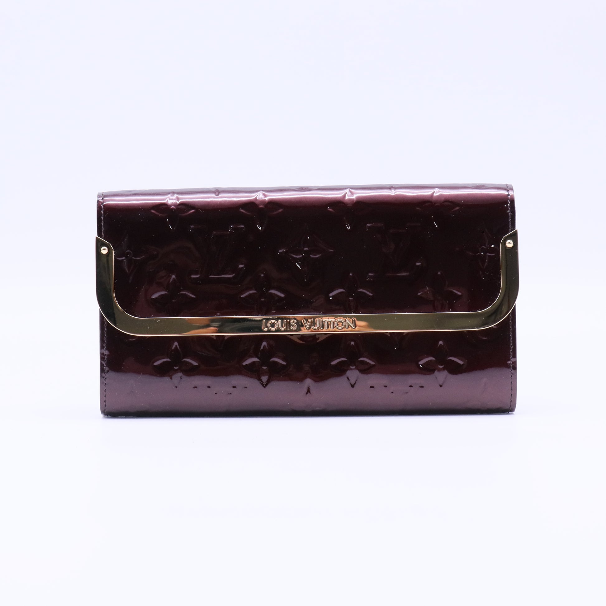 Rouge Fauviste Monogram Vernis Rossmore Wallet W21661