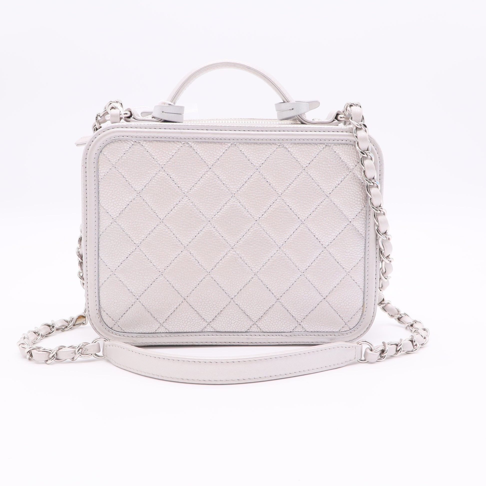 Chanel Large Filigree Vanity Case twins