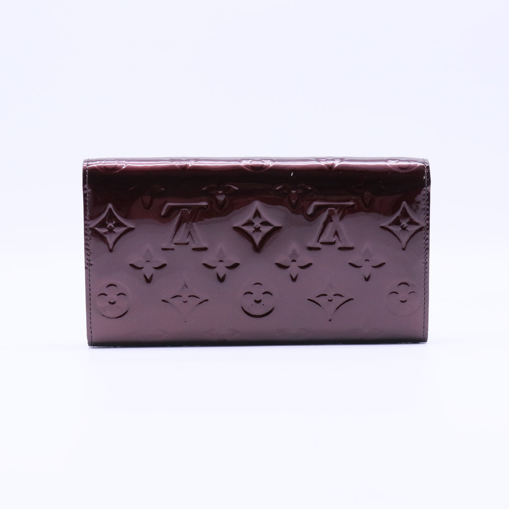 Rouge Fauviste Monogram Vernis Rossmore Wallet W21661