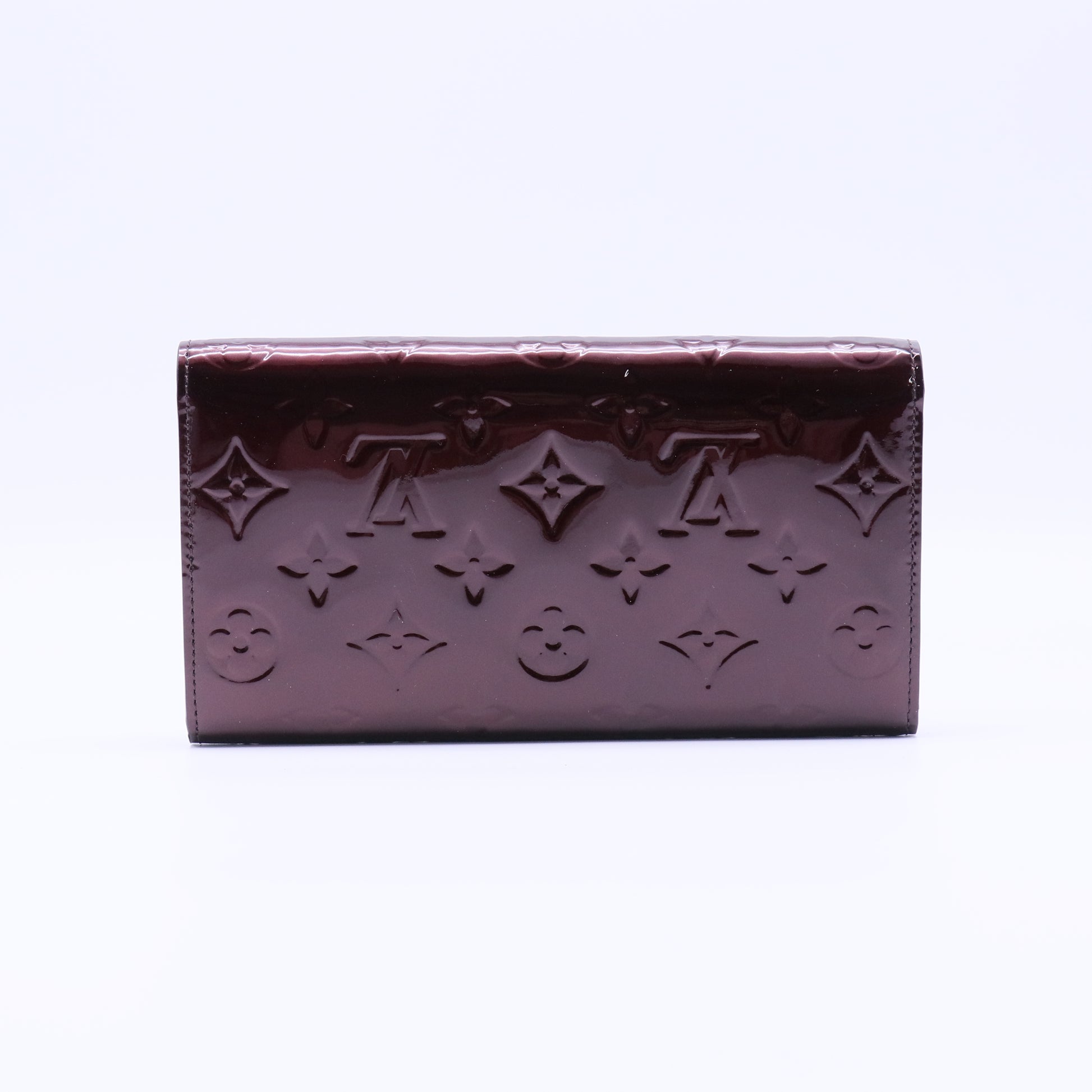 Rouge Fauviste Monogram Vernis Rossmore Wallet W21661