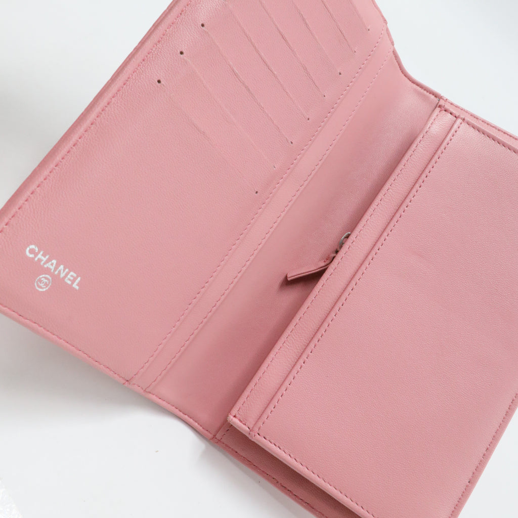 Wallet on Chain Camellia Lambskin