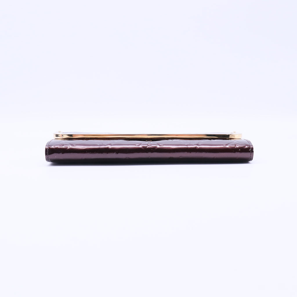 Rouge Fauviste Monogram Vernis Rossmore Wallet W21661