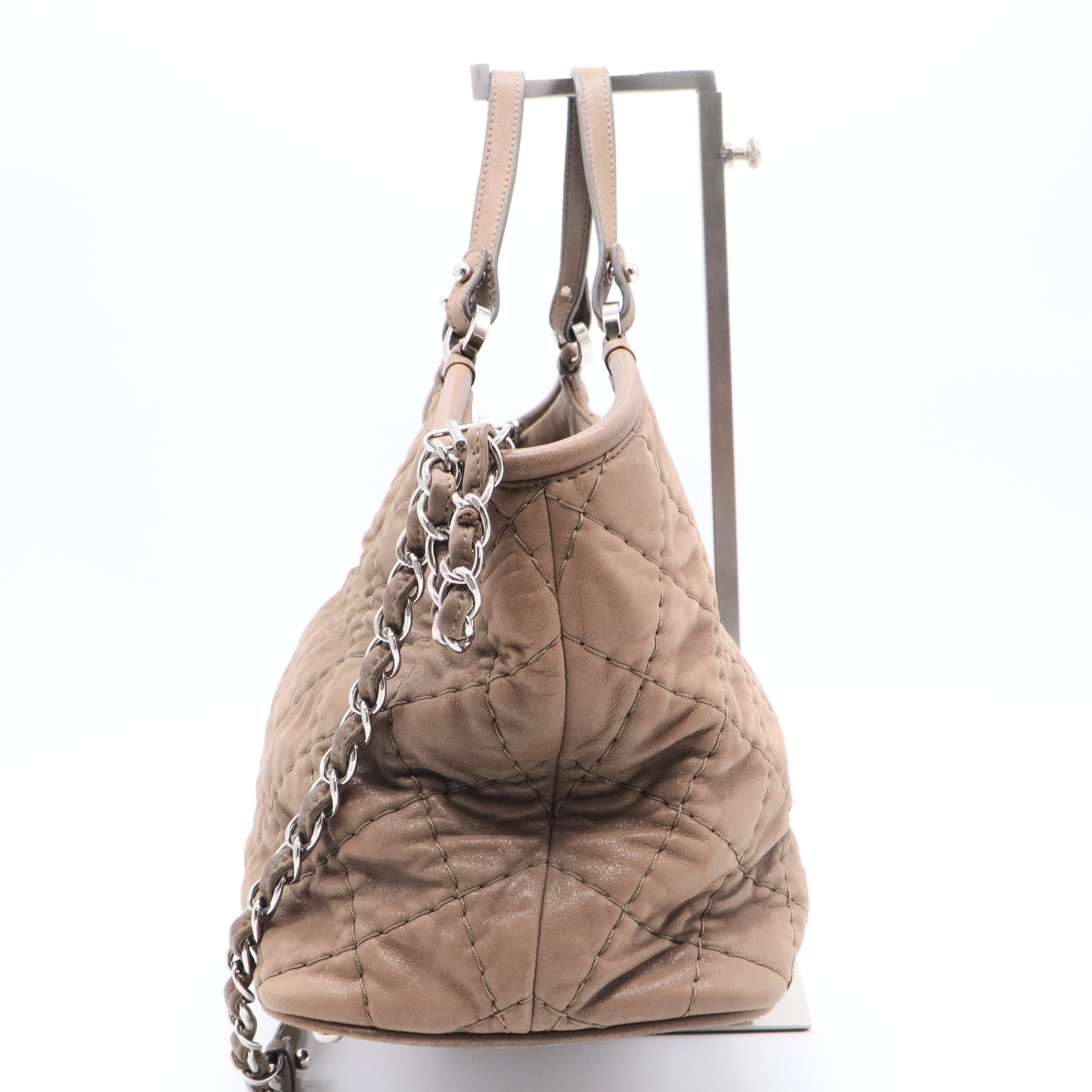 CC Sea Hit Tote Quilted Iridescent Calfskin Small