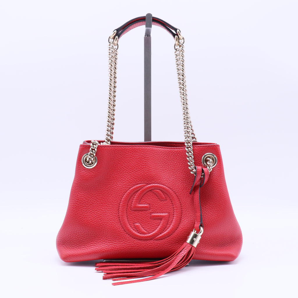 Soho Convertible Shoulder Bag Leather Small Twins B22374