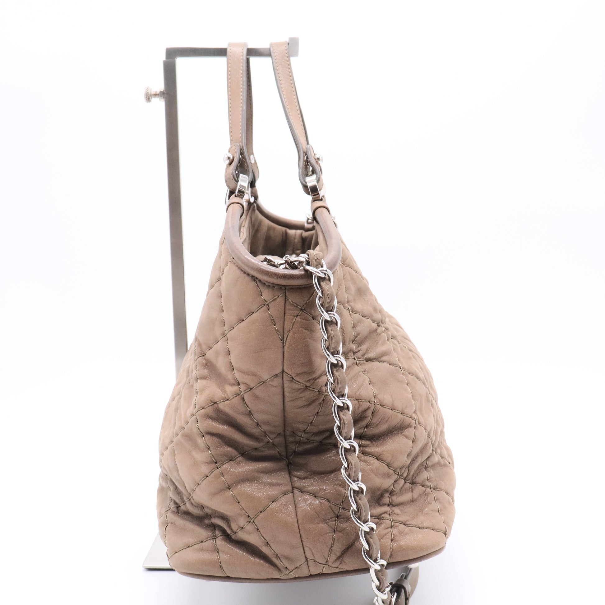 CC Sea Hit Tote Quilted Iridescent Calfskin Small