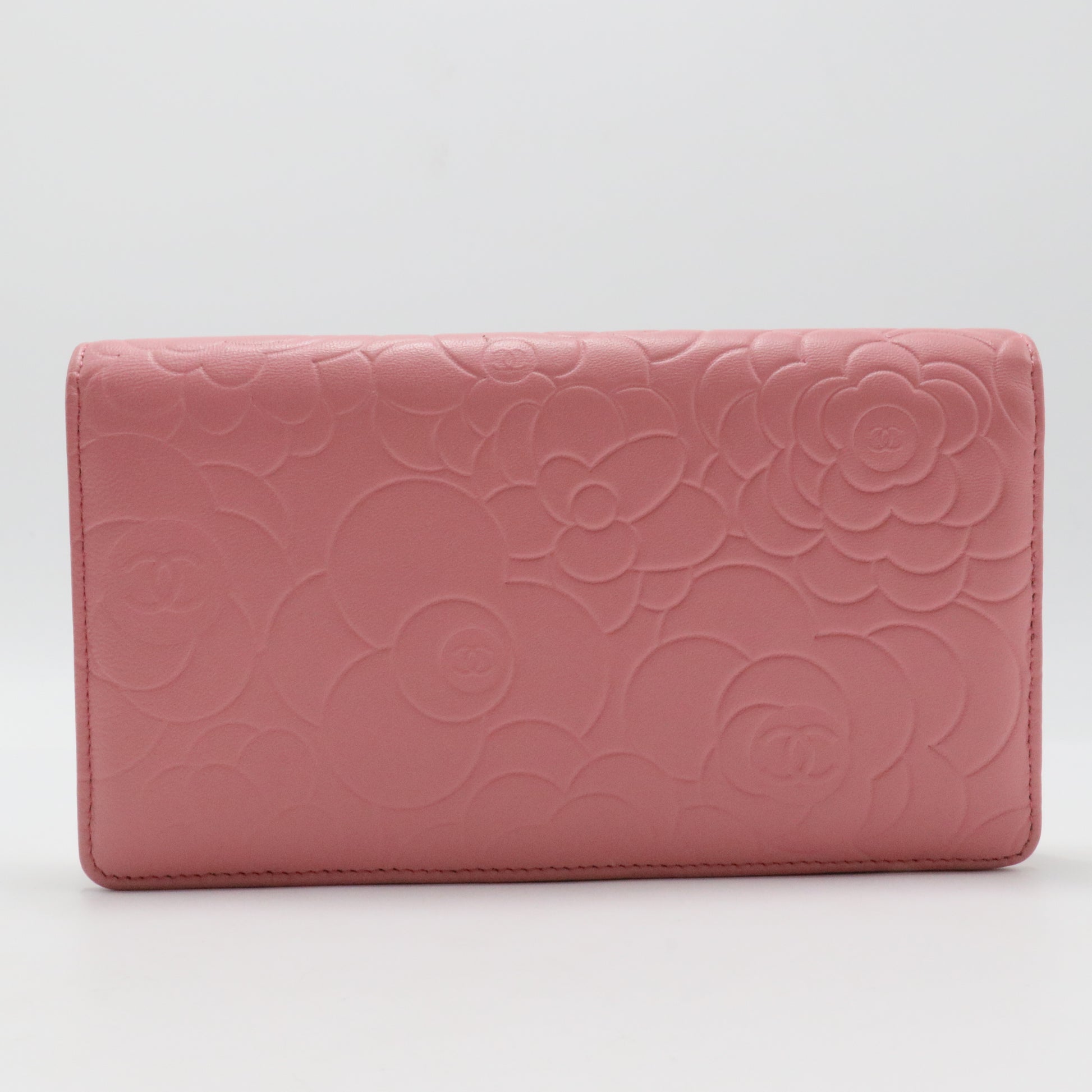 Wallet on Chain Camellia Lambskin