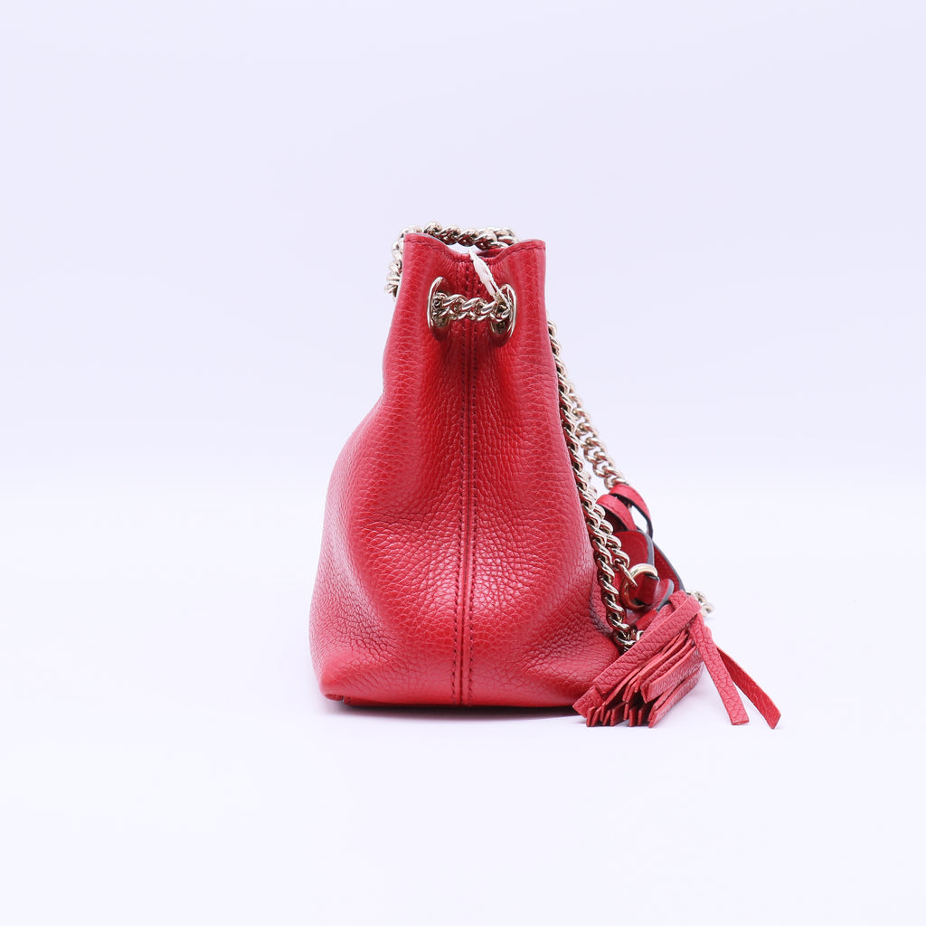 Soho Convertible Shoulder Bag Leather Small Twins B22374