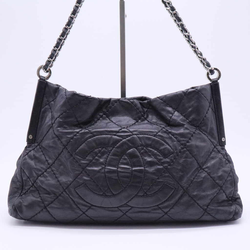 Sea Hit Shoulder Bag Quilted Iridescent Calfskin Medium