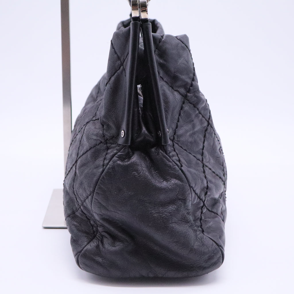 Sea Hit Shoulder Bag Quilted Iridescent Calfskin Medium