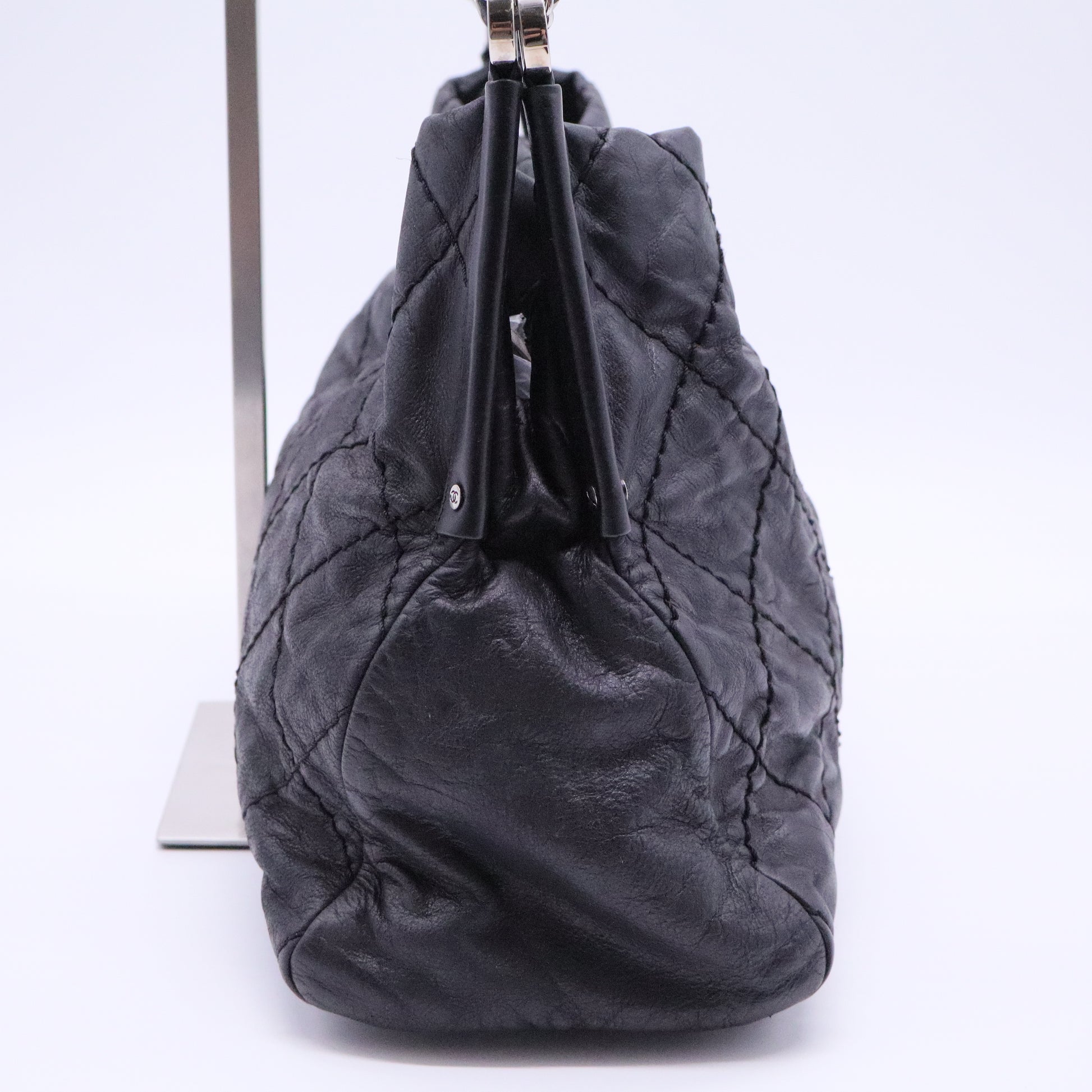 Sea Hit Shoulder Bag Quilted Iridescent Calfskin Medium