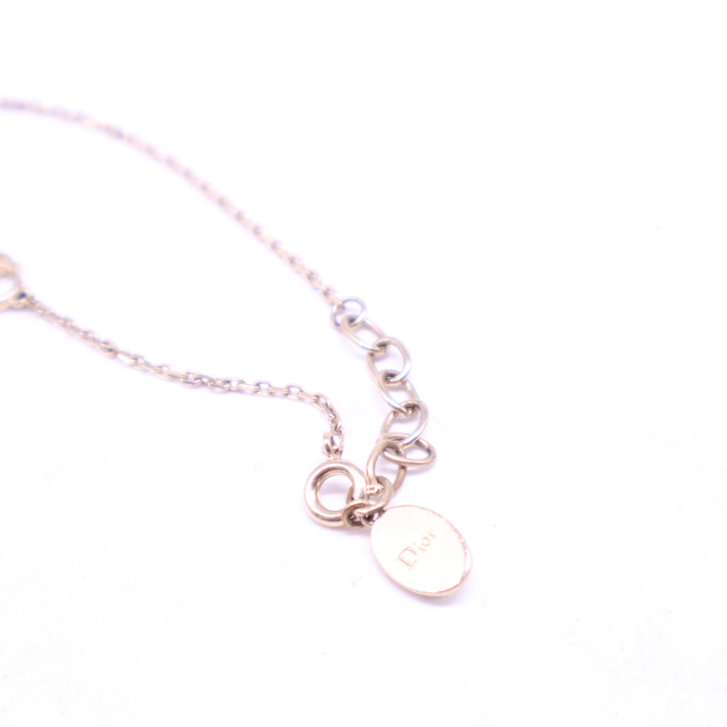 Dior Lady Spark Bracelet Gold-Finish Metal, Crystals and Pink Crystal W20962