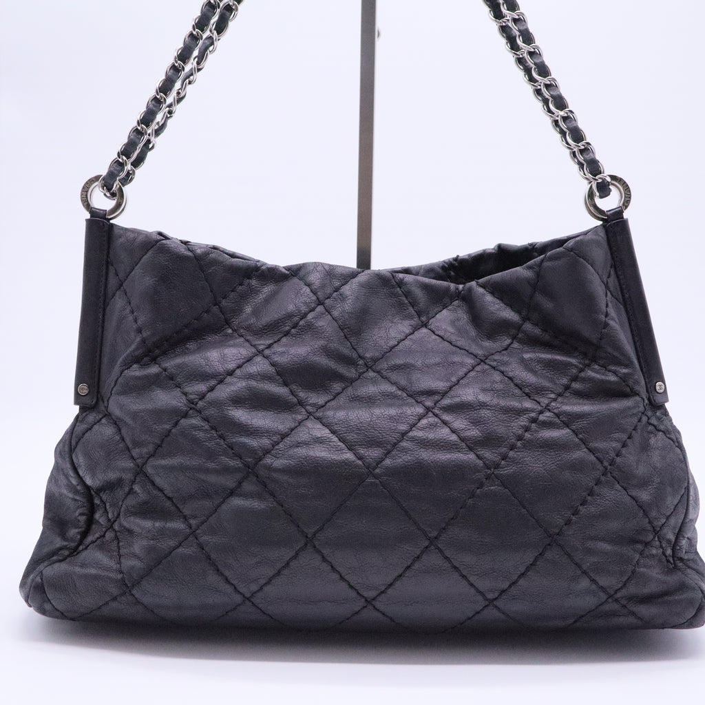 Sea Hit Shoulder Bag Quilted Iridescent Calfskin Medium