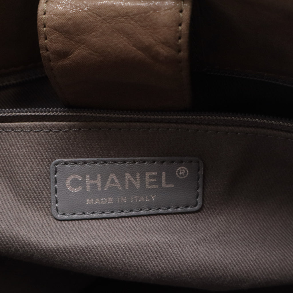 CC Sea Hit Tote Quilted Iridescent Calfskin Small