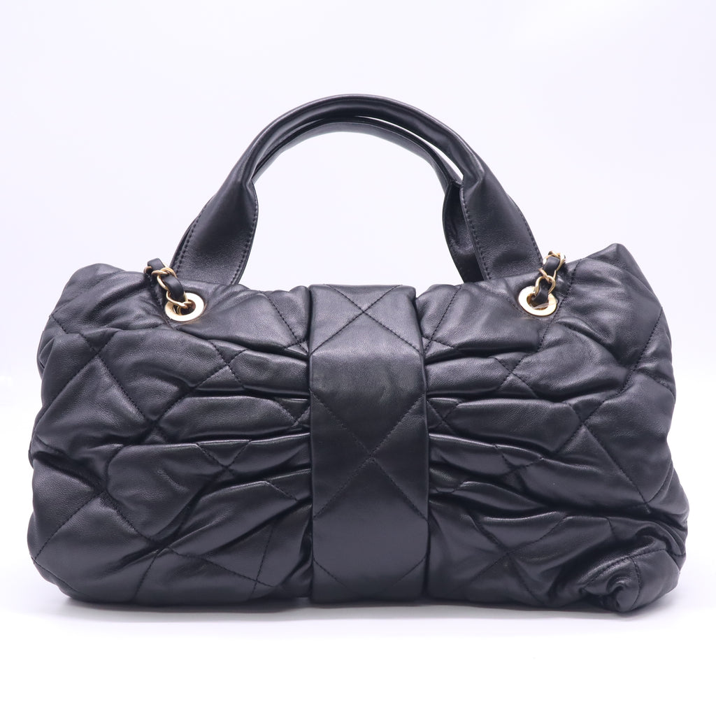 Chanel Lambskin Quilted Bow Bag twins LDJ5886