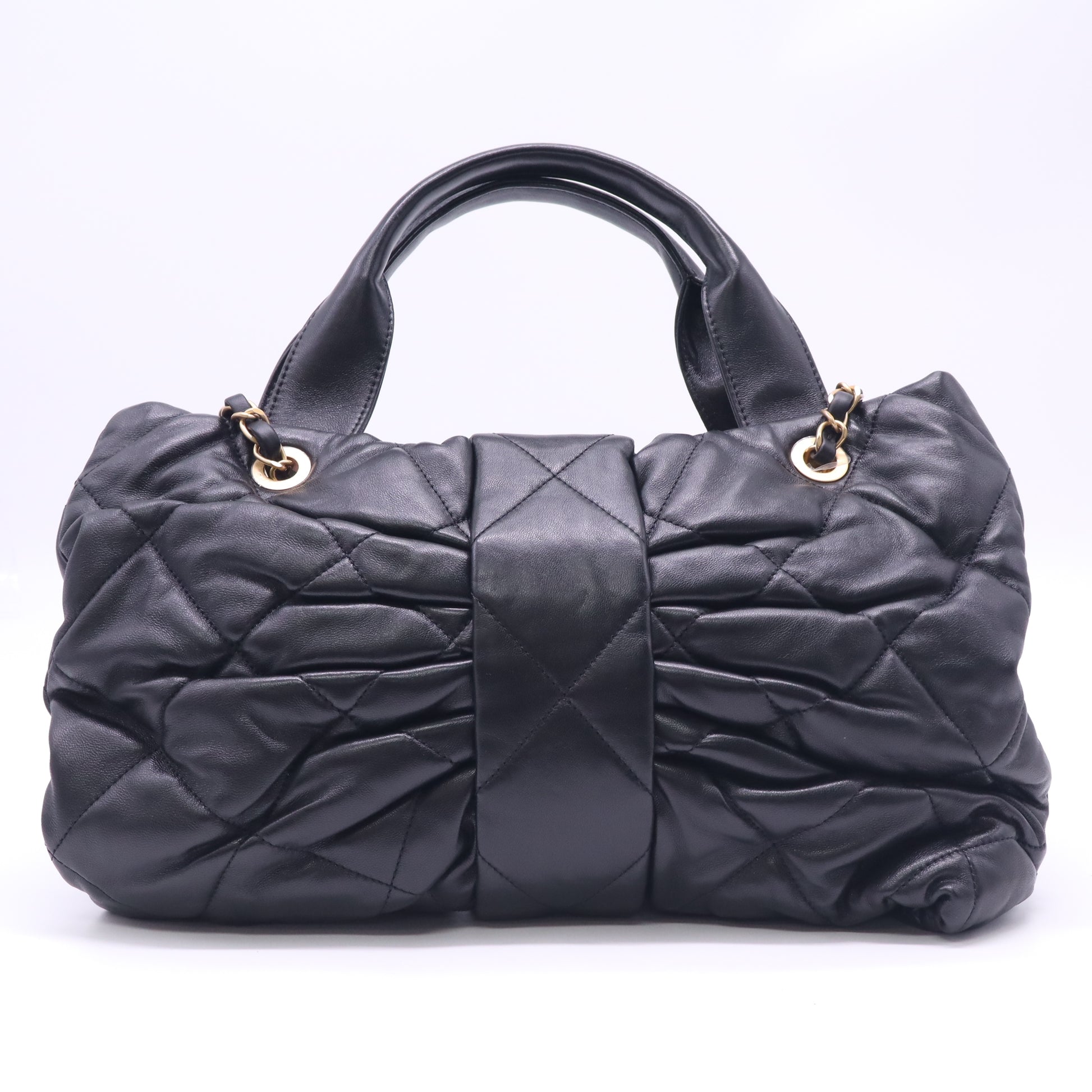 Chanel Lambskin Quilted Bow Bag twins LDJ5886