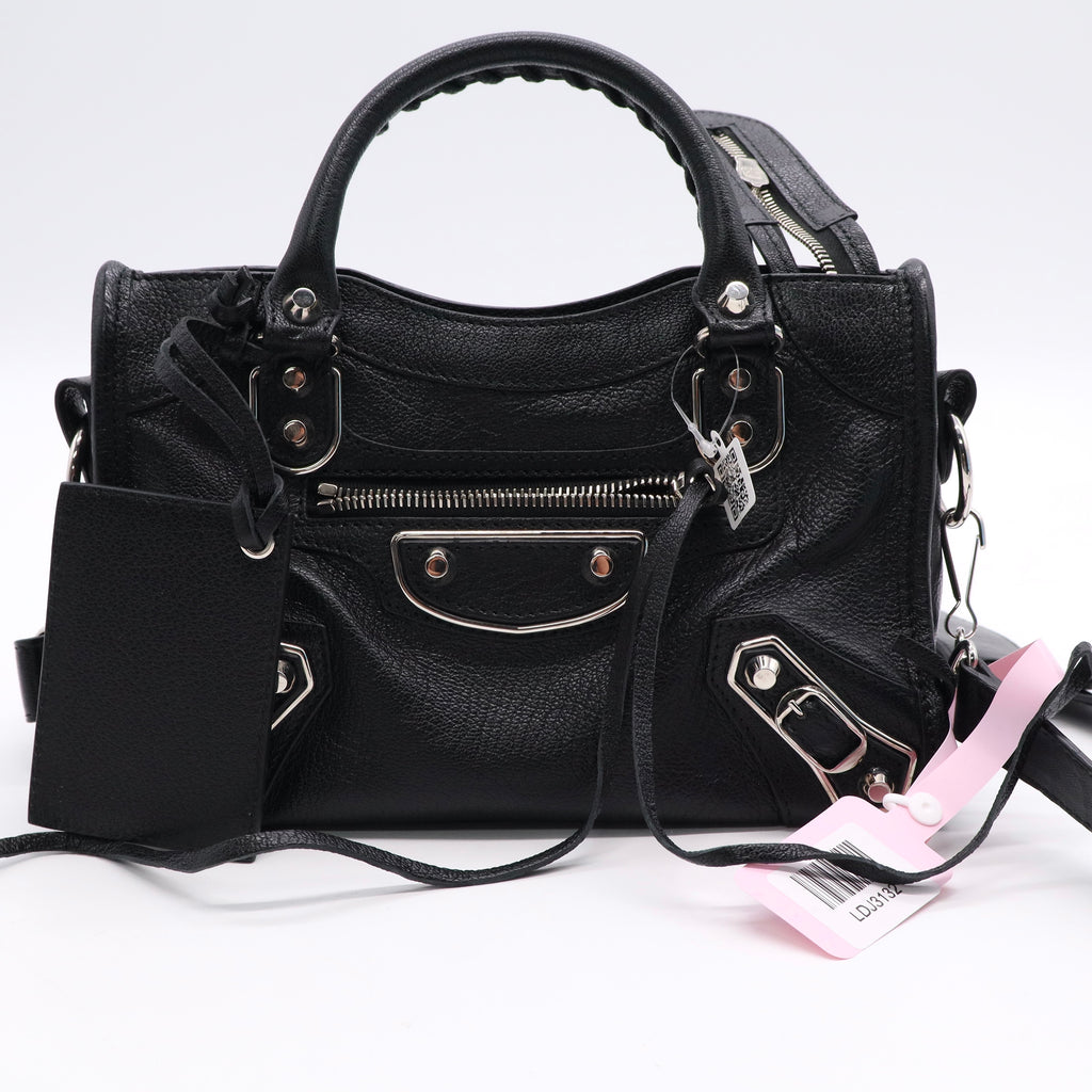 City Classic Metallic Edge Bag Leather Mini Twins LDJ3132