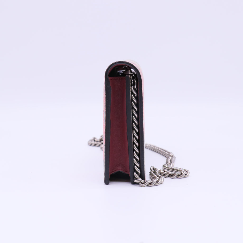 Gucci GG Supreme Blooms Chain Wallet B22671