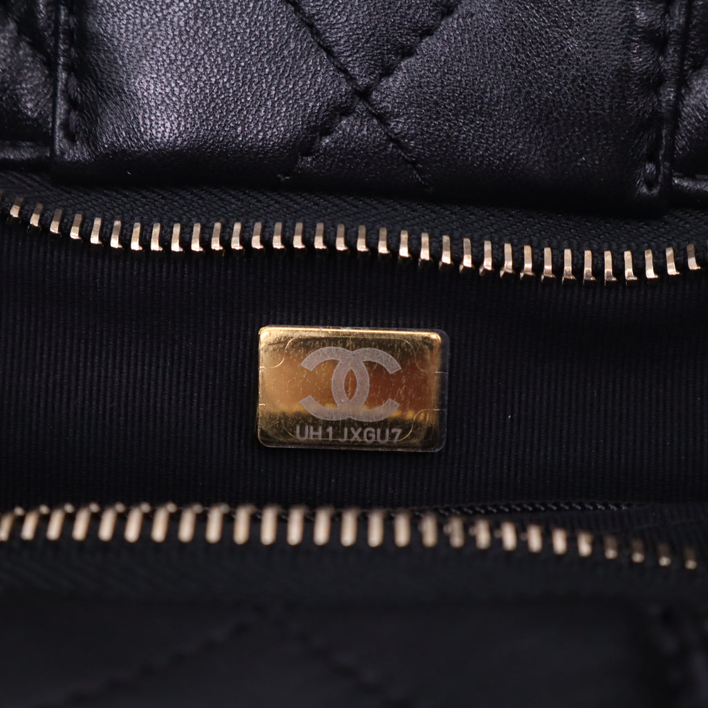 Chanel Lambskin Quilted Bow Bag twins LDJ5886