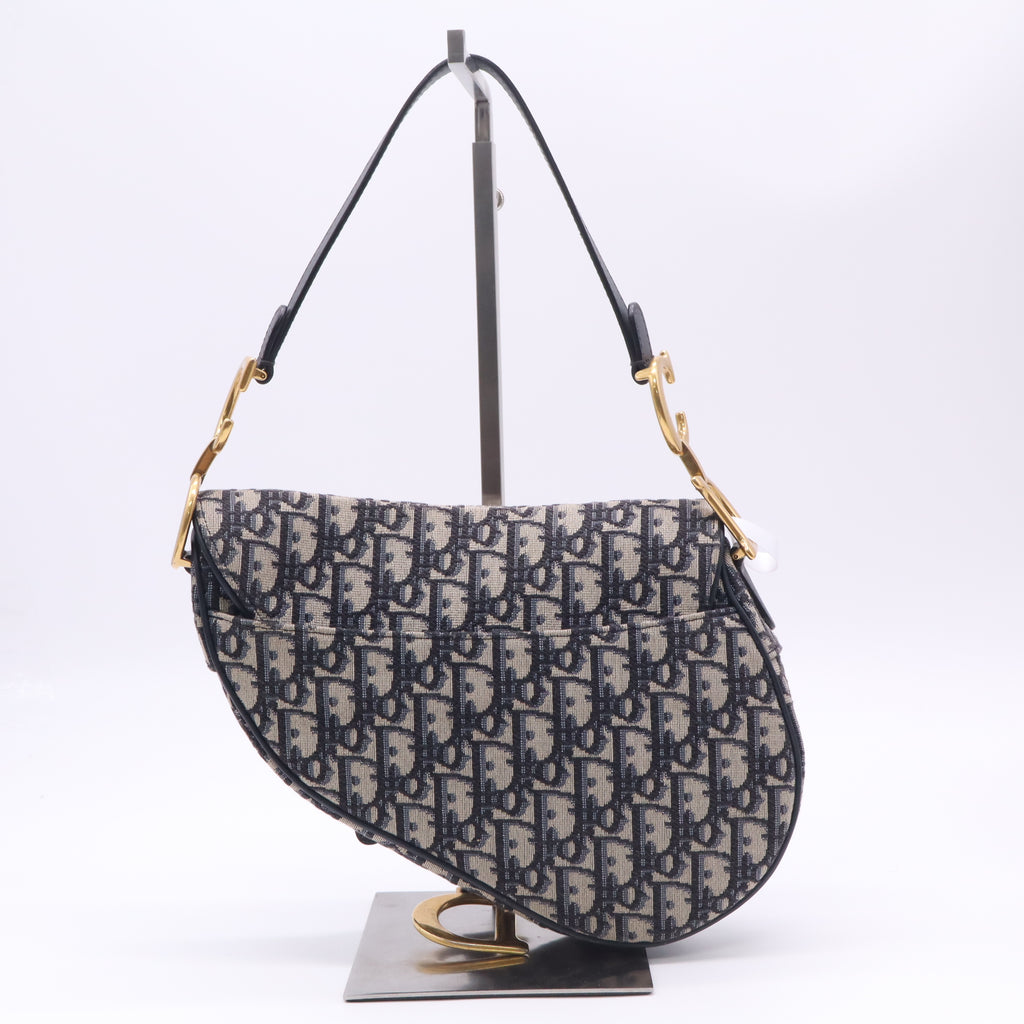 Oblique Saddle Bag Blue B23599
