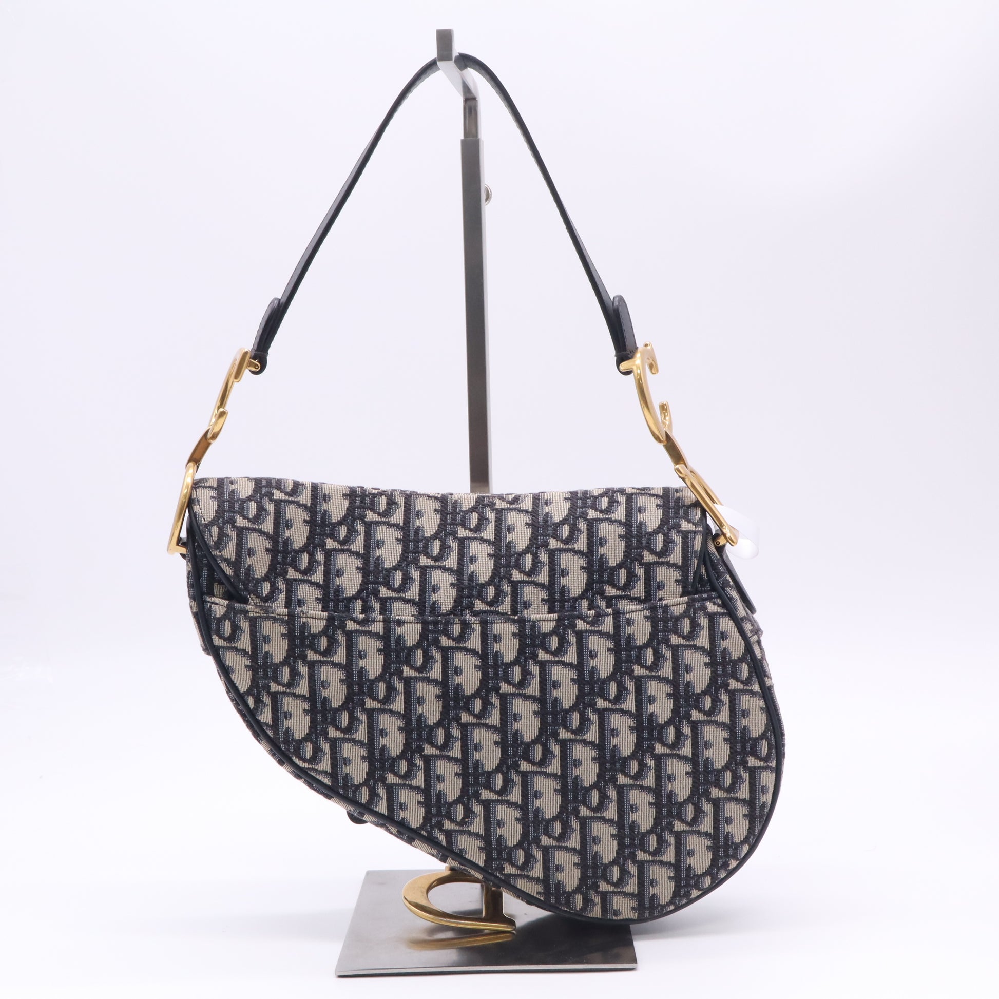 Oblique Saddle Bag Blue B23599