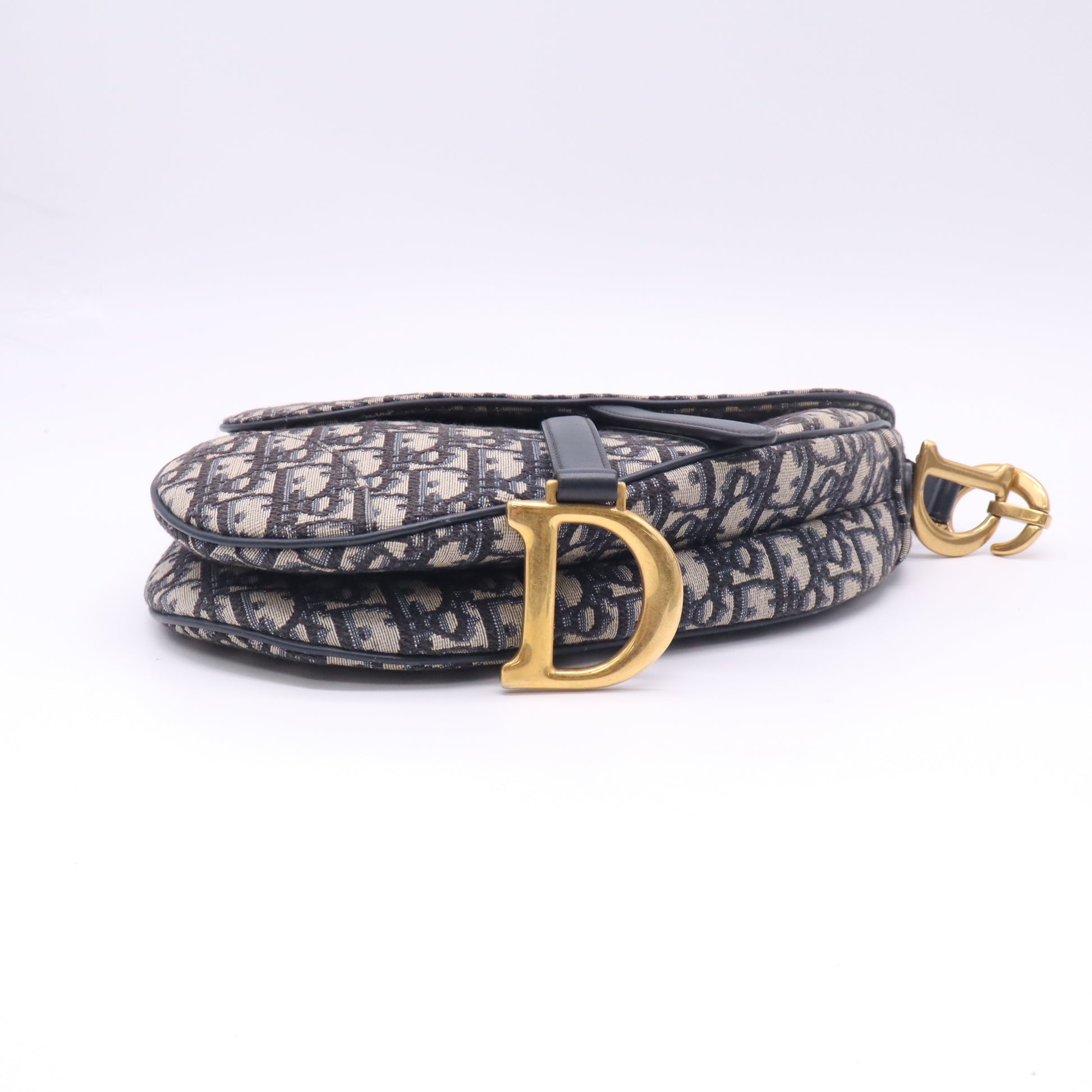 Oblique Saddle Bag Blue B23599