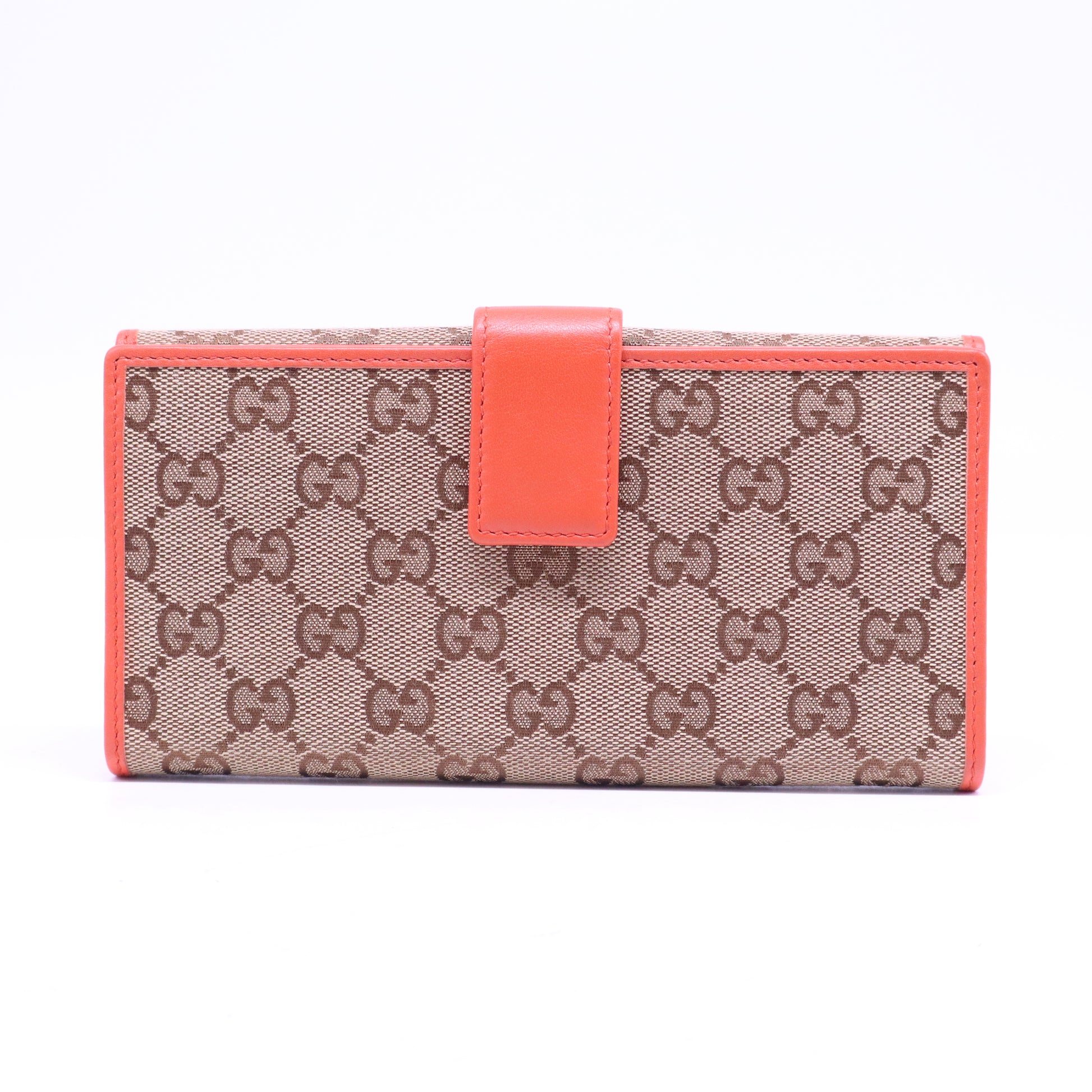 Orange Original GG Canvas Continental Wallet W20772