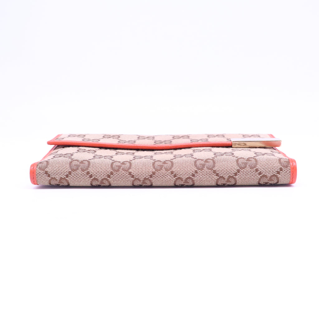Orange Original GG Canvas Continental Wallet W20772
