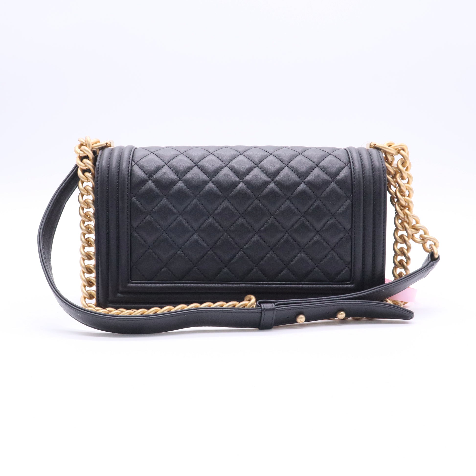 Boy Flap Bag Quilted Lambskin Medium Twins