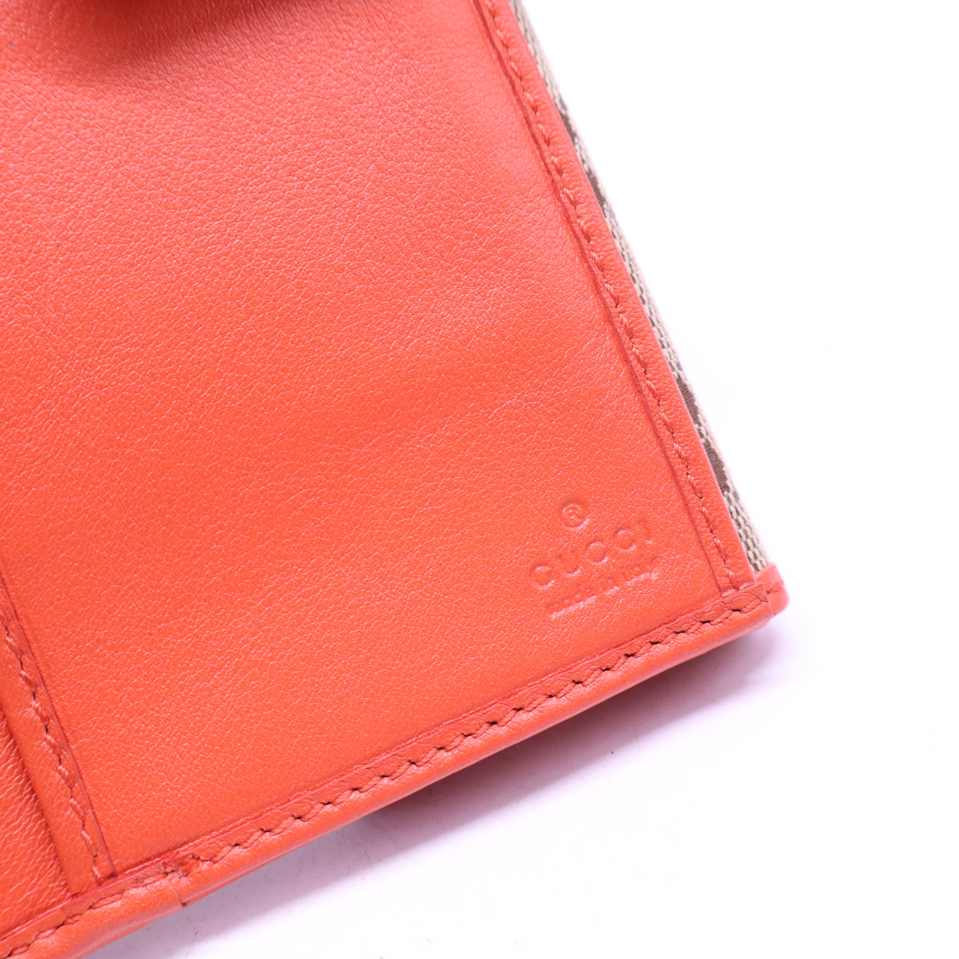 Orange Original GG Canvas Continental Wallet W20772
