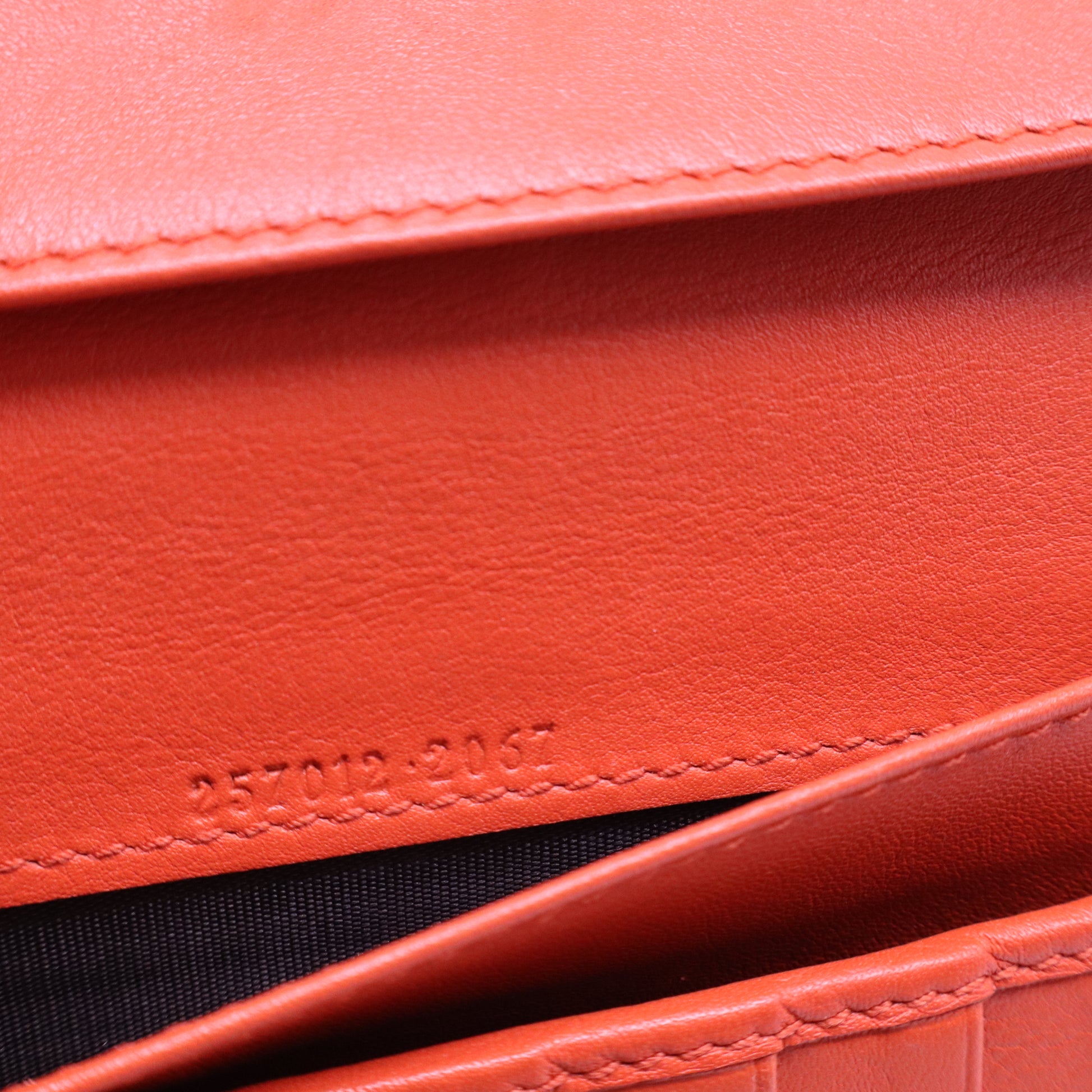 Orange Original GG Canvas Continental Wallet W20772