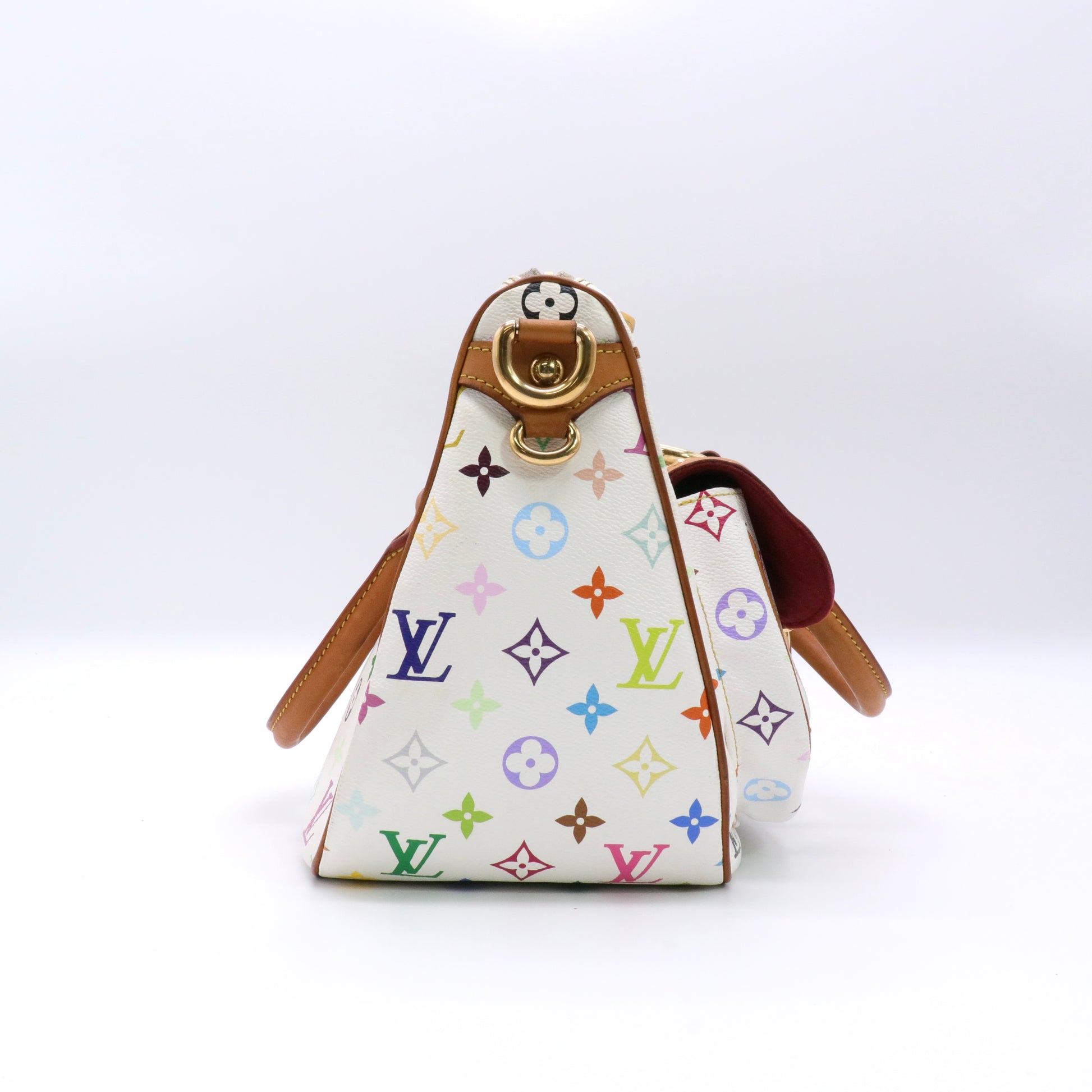 Monogram Multicolor Rita White Twins
