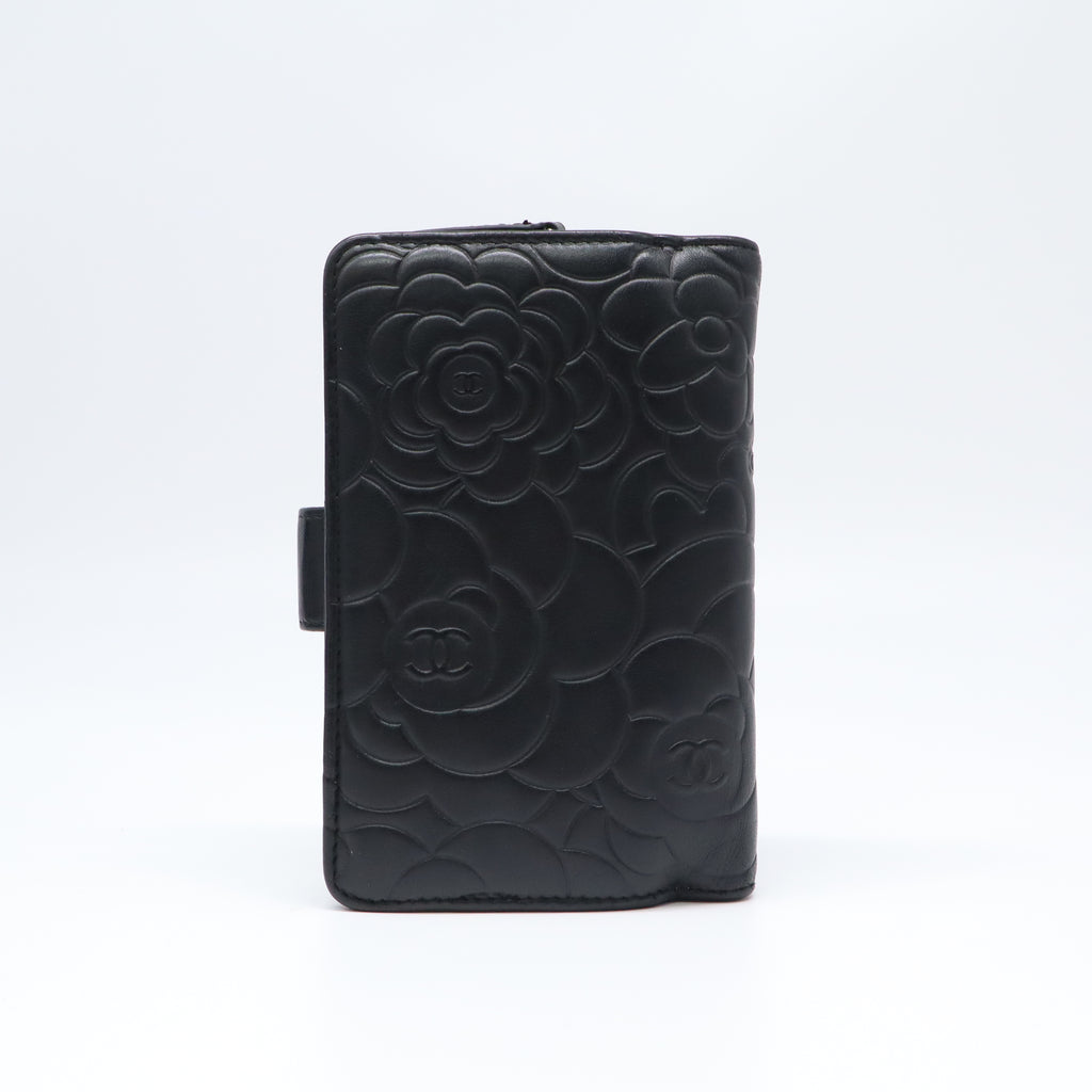Chanel Camellia French Flap Wallet W21839