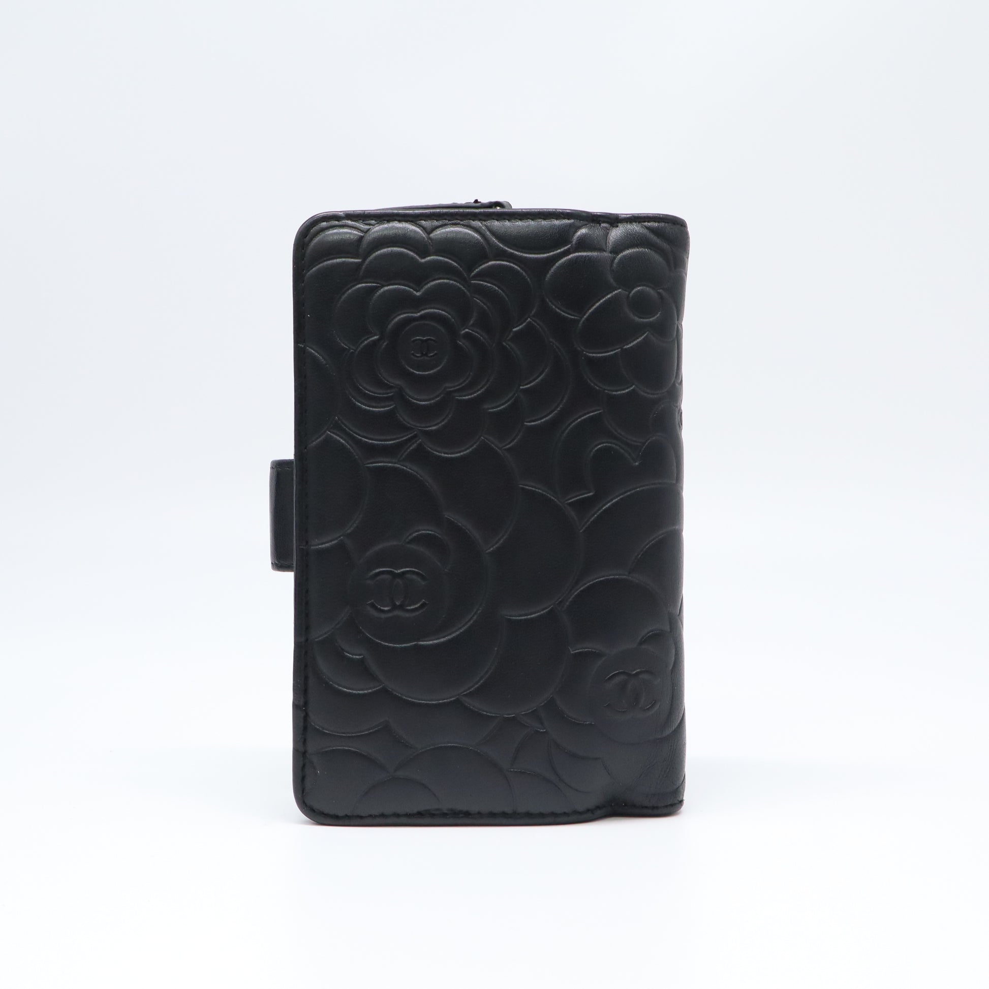 Chanel Camellia French Flap Wallet W21839