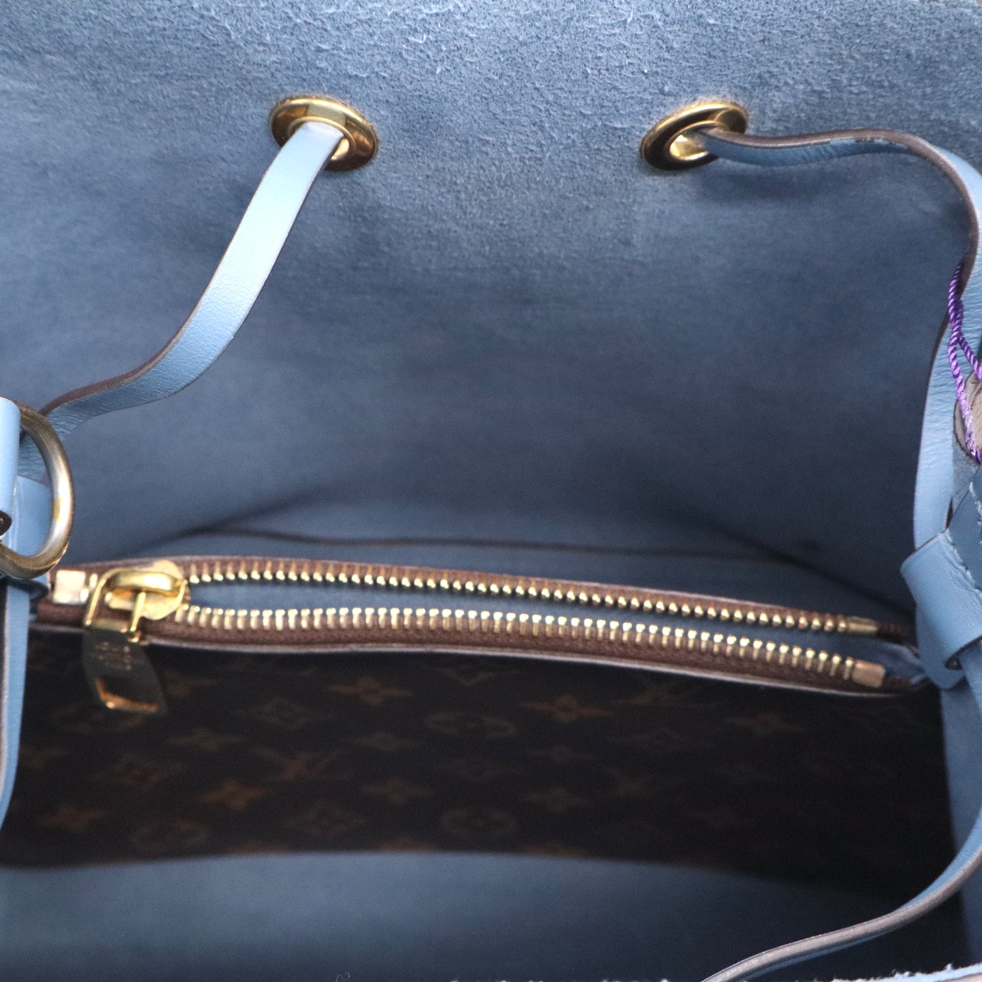 Louis Vuitton Blue Jean Monogram Canvas Neonoe Bag Twins LDJ3131