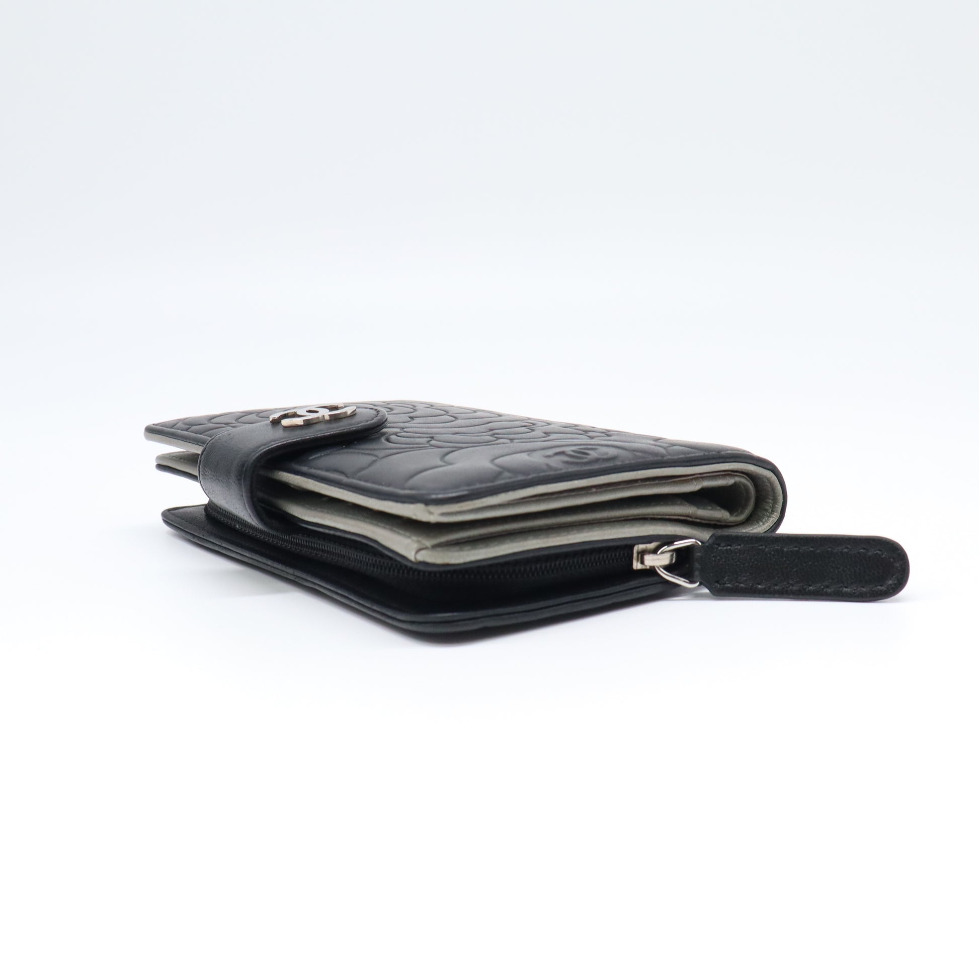 Chanel Camellia French Flap Wallet W21839