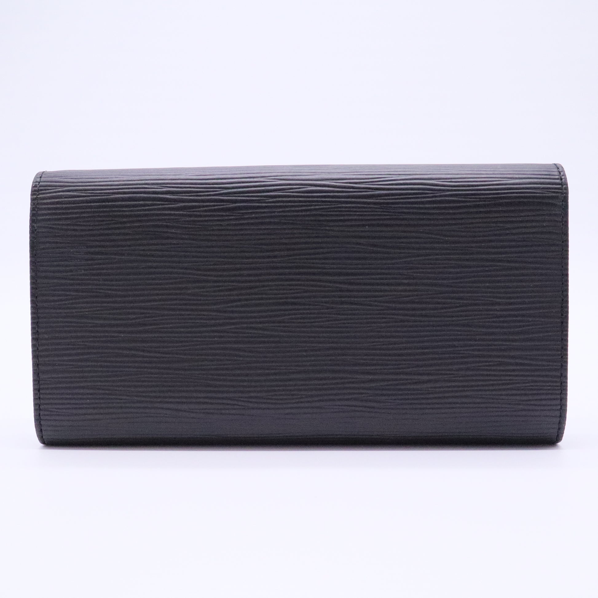 Pochette porte-monnaie credit NM Black Epi Leather Wallet