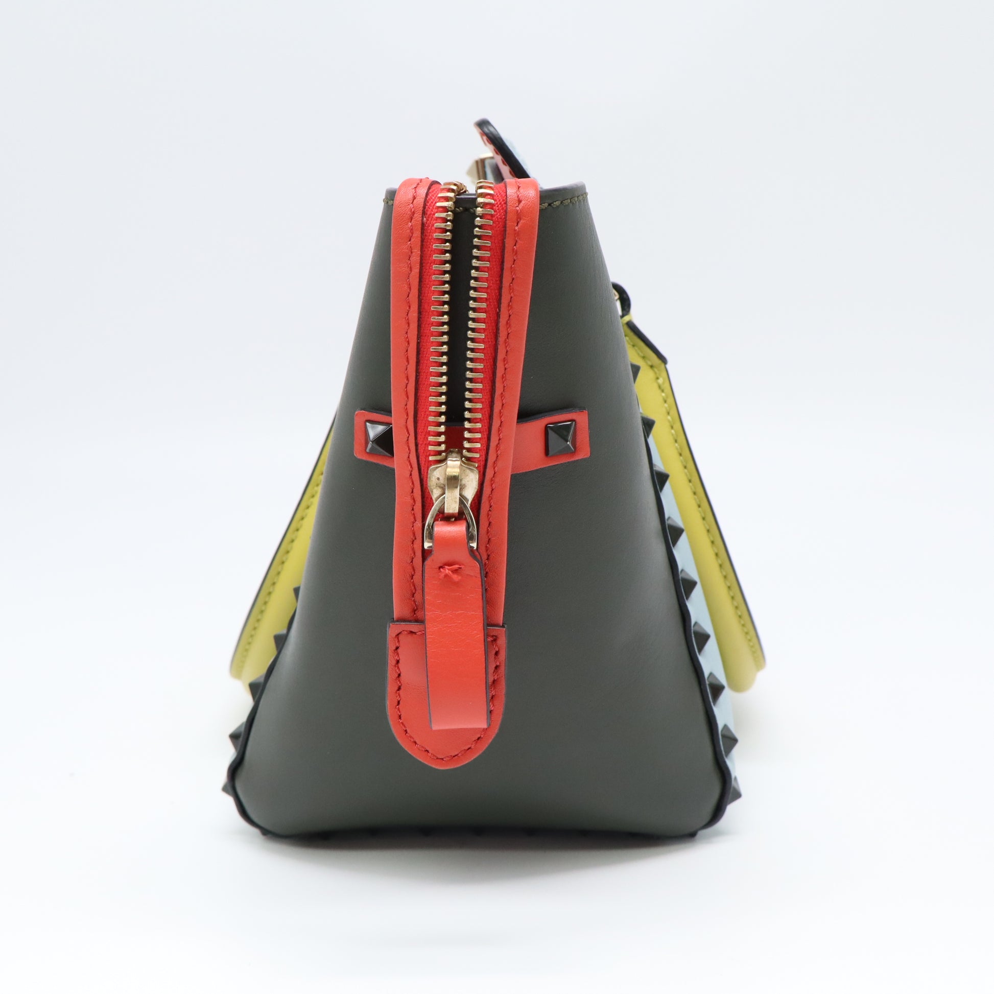 Multi-Color Leather Rockstud Tote B22538