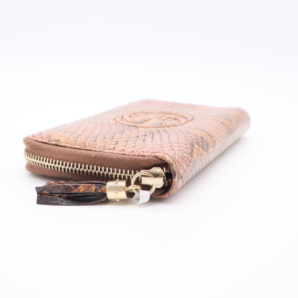 Python Soho Interlocking G Logo Wallet