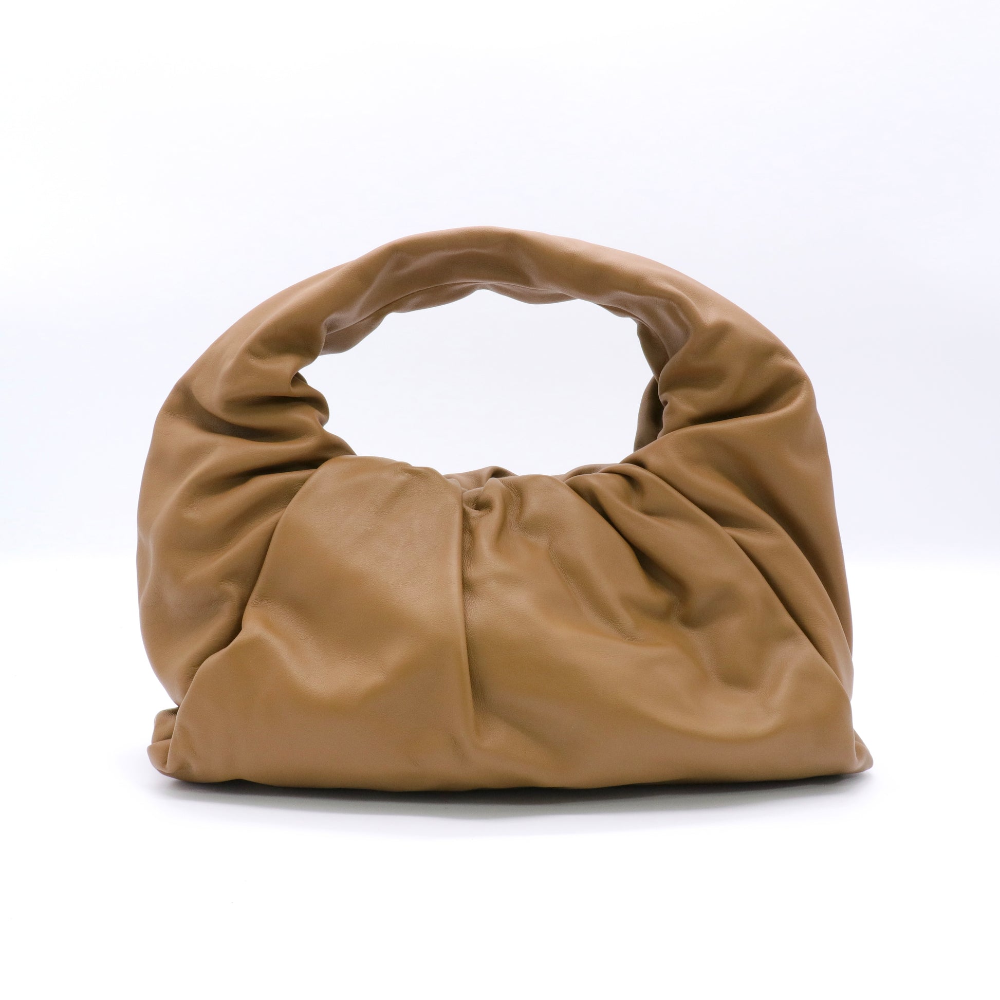 Smooth Butter Calfskin Small The Shoulder Pouch Moutarde Twins