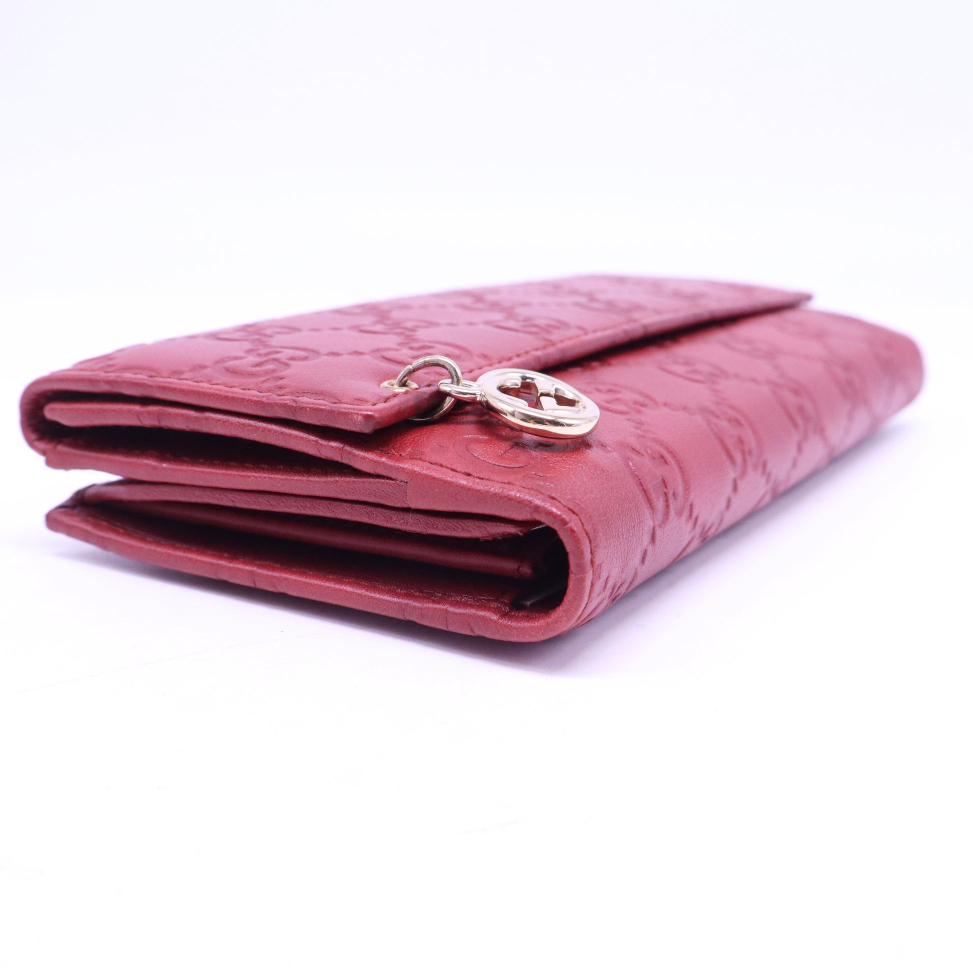 Gucci Red Continental Wallet W20917
